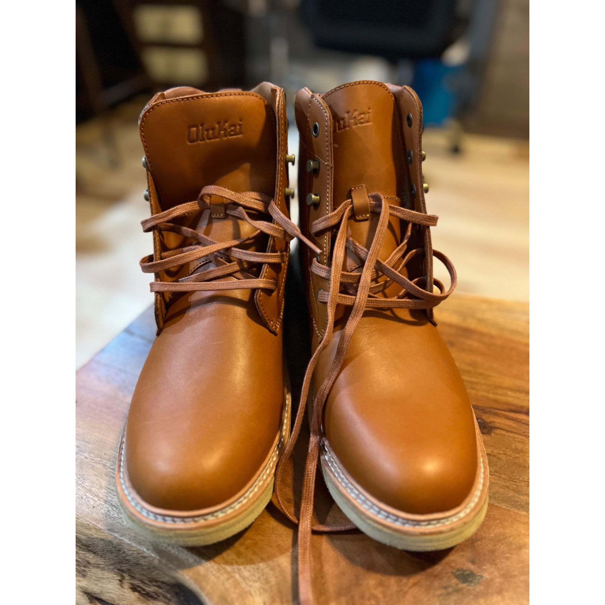 Olukai OLUKAI Kilakila Men’s Waterproof Leather Boots - Size 12 NWO Size US 12 / EU 45 - 4 Thumbnail