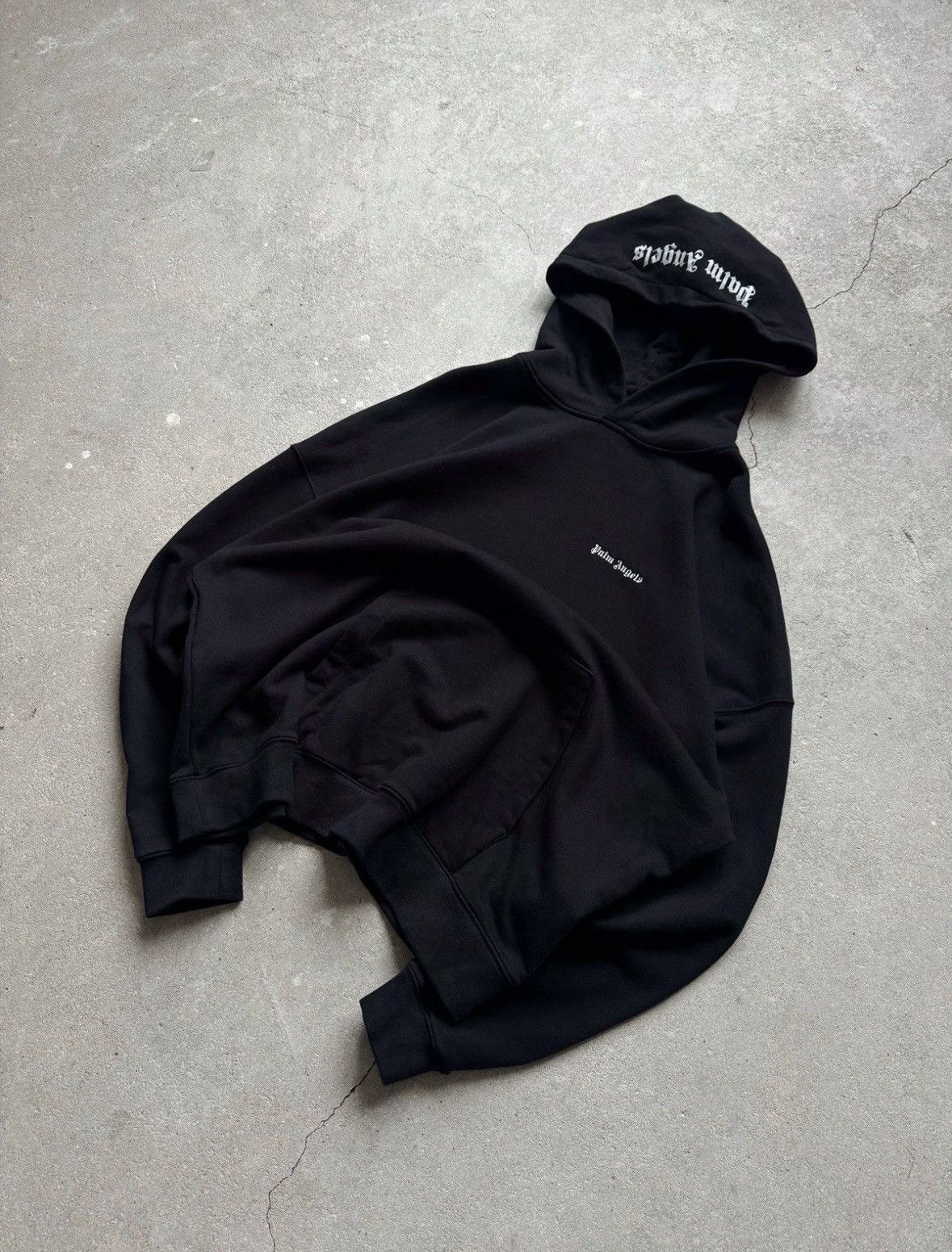 Palm Angels logo-embroidered hoodie