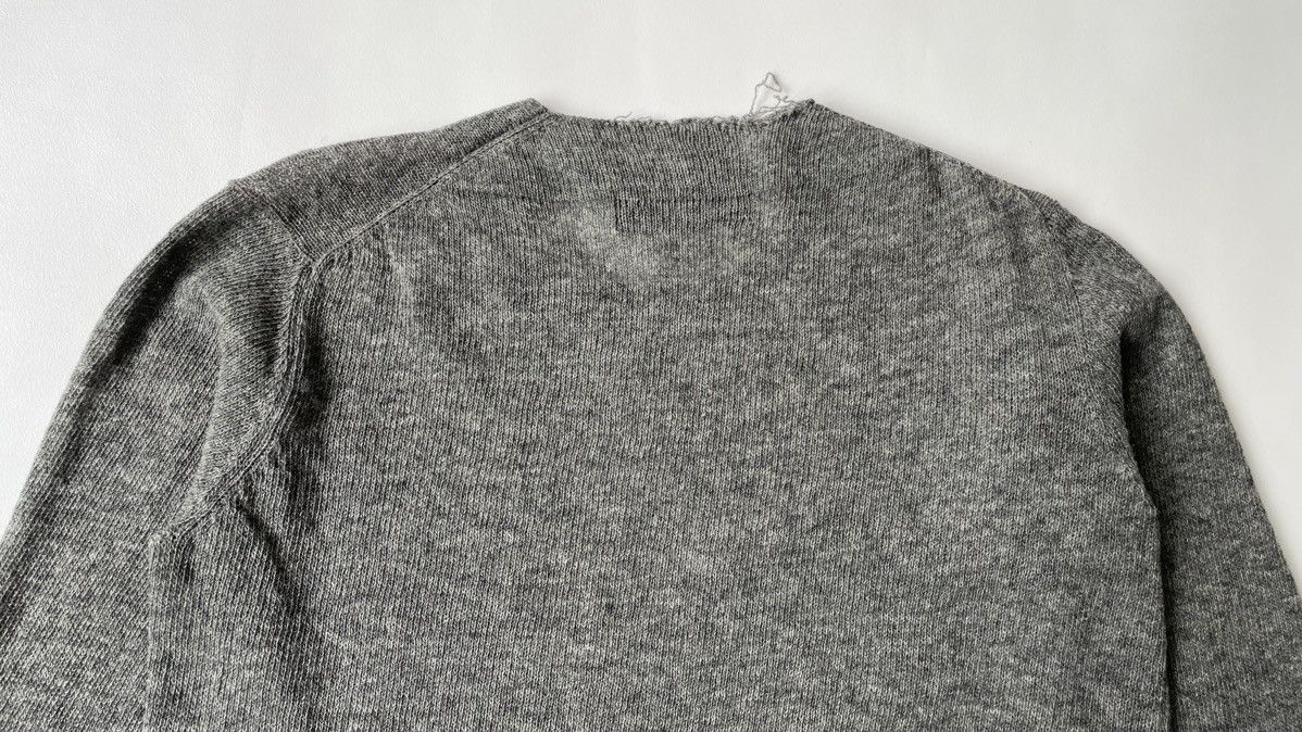 Comme des Garcons A/W 1998 ‘Distressed Collar’ Cropped Sweater Size US M / EU 48-50 / 2 - 11 Thumbnail