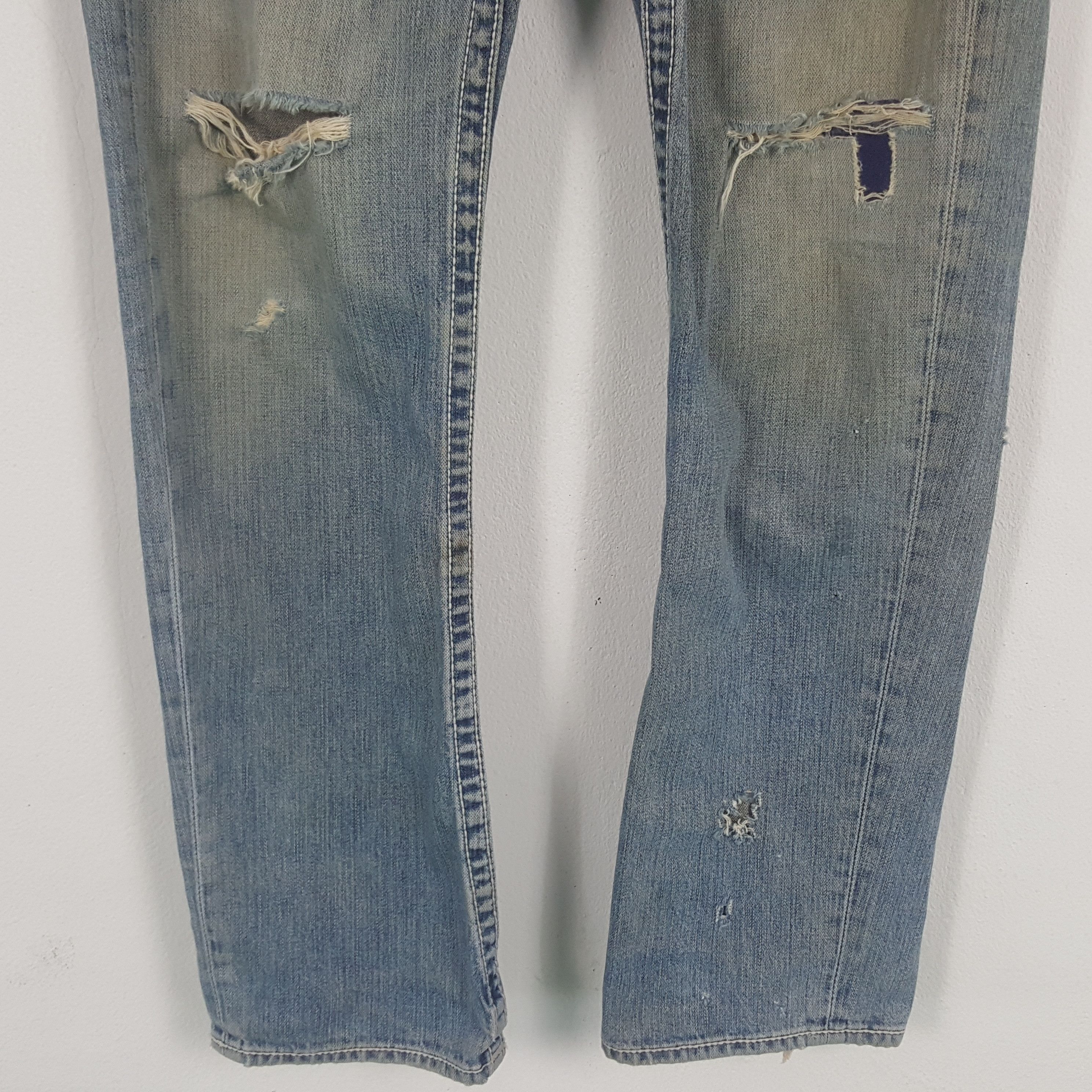 True Religion × Vintage Vintage True Religion Marco Big T Denim Jeans Size US 33 - 3 Thumbnail