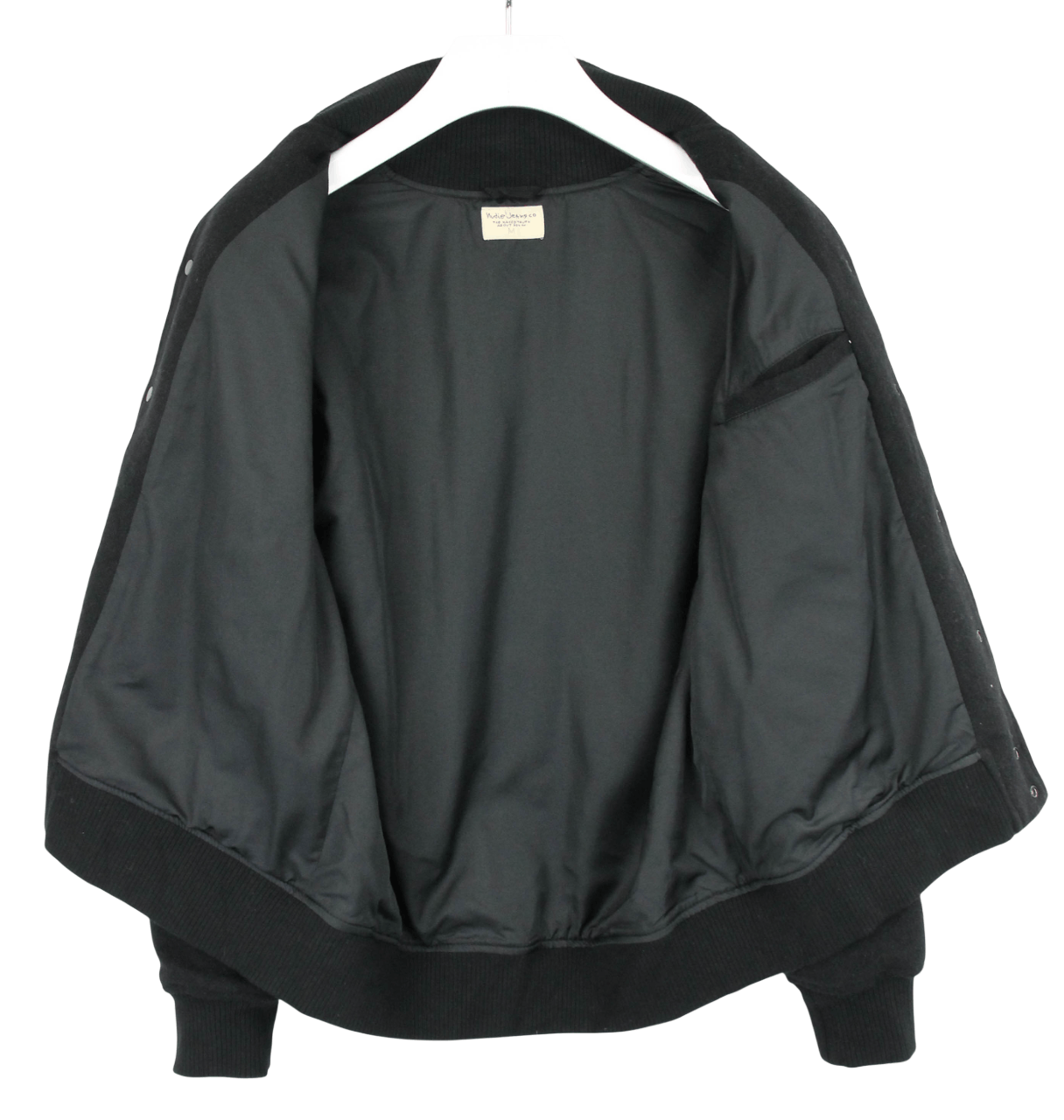 Nudie Jeans NUDIE Bengan Wool Fleece Jacket Men's MEDIUM Bomber Snap Size US M / EU 48-50 / 2 - 2 Thumbnail