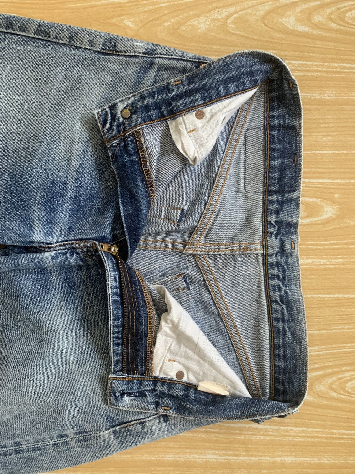 Levi's Rare.. Distressed Levi’s 502 Big E Made In Japan Size US 28 / EU 44 - 18 Thumbnail