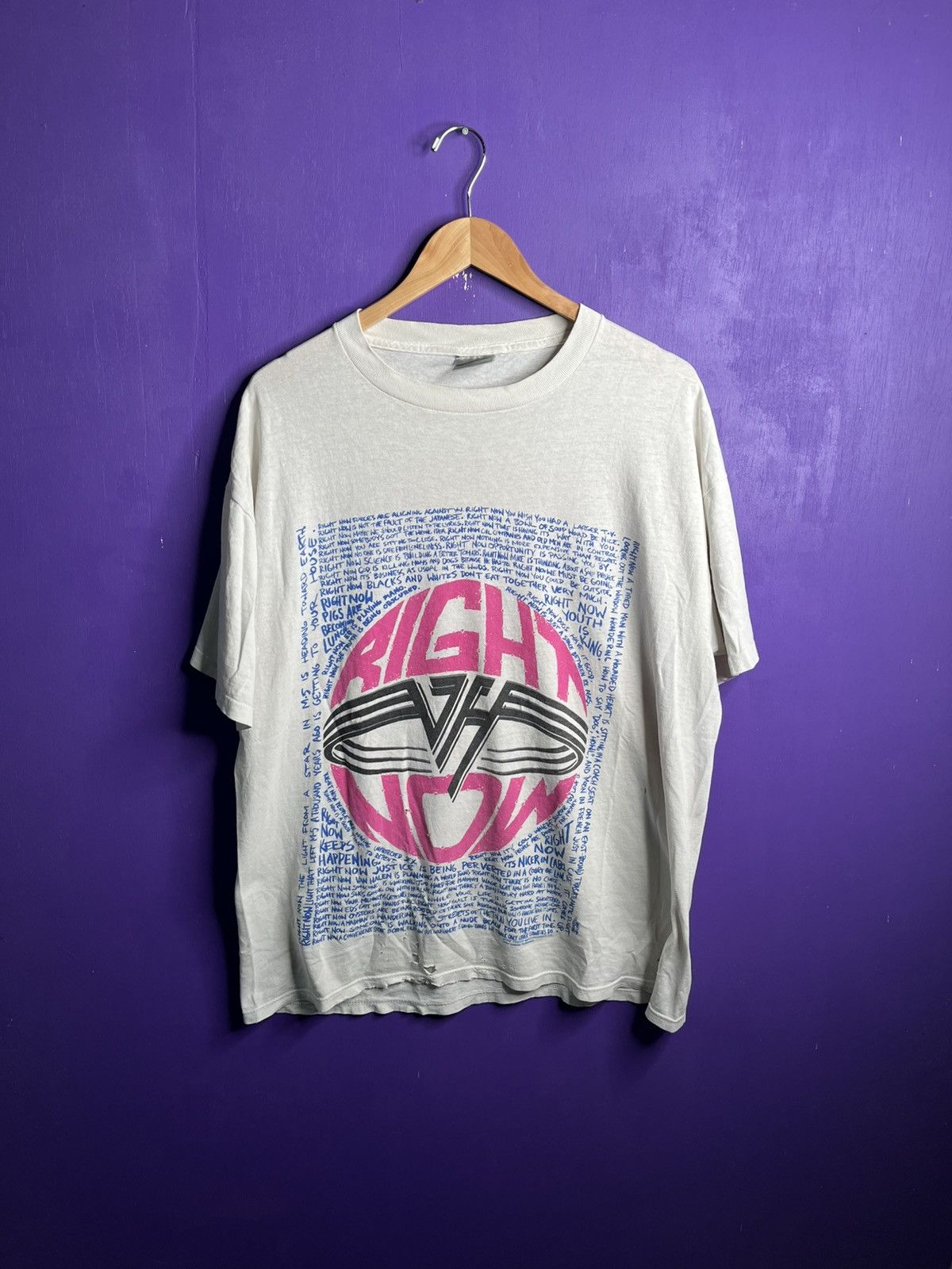 Band Tees × Vintage Vintage 1992 Van Halen youth is king tour t-shirt Size US XL / EU 56 / 4 - 1 Thumbnail