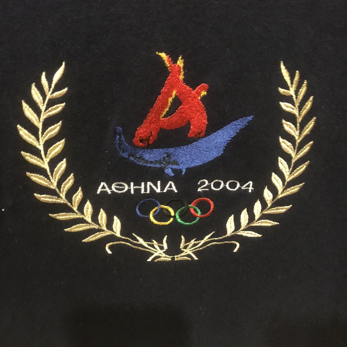 USA Olympics × Vintage 2004 Aohna Olimpic Sweater Size US L / EU 52-54 / 3 - 3 Thumbnail