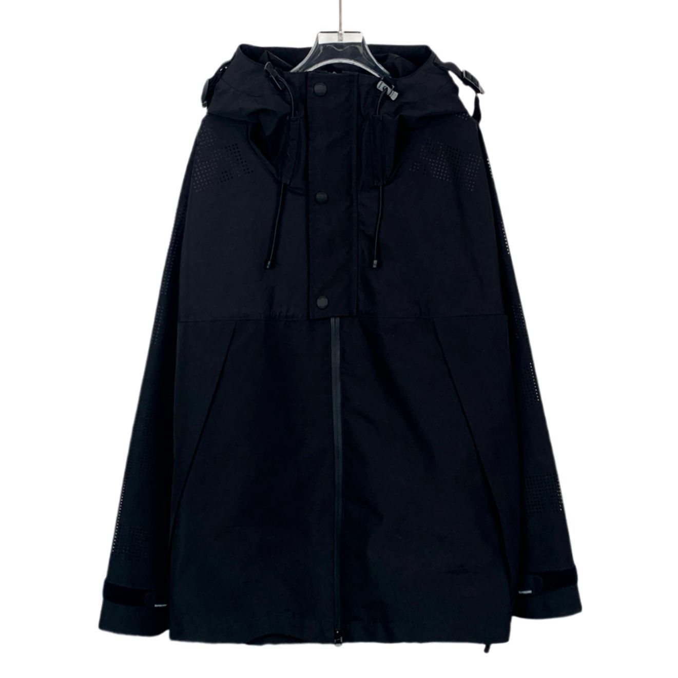 Burberry Burberry Black Hooded Zip-Up Jacket M Size M / US 6-8 / IT 42-44 - 1 Thumbnail