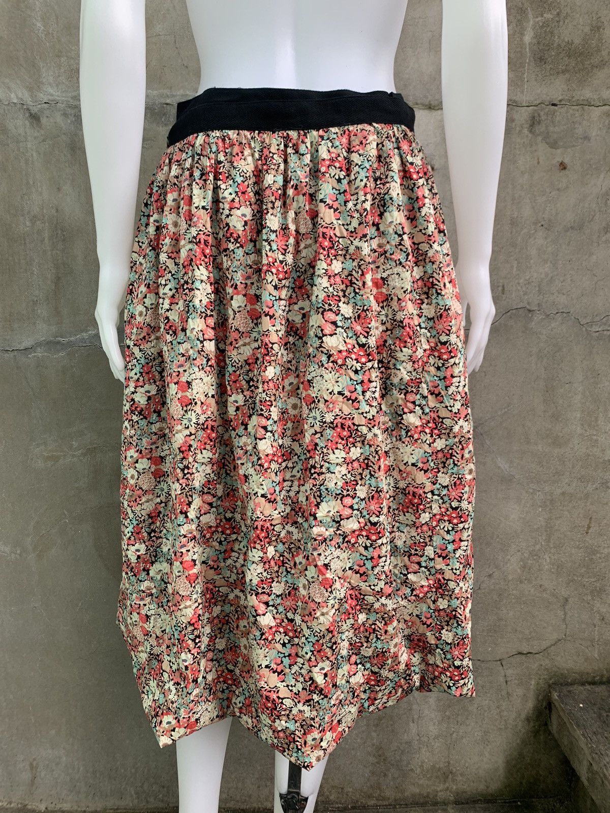 Junya Watanabe SS08 Floral Maxi Skirt Size 31" - 5 Thumbnail