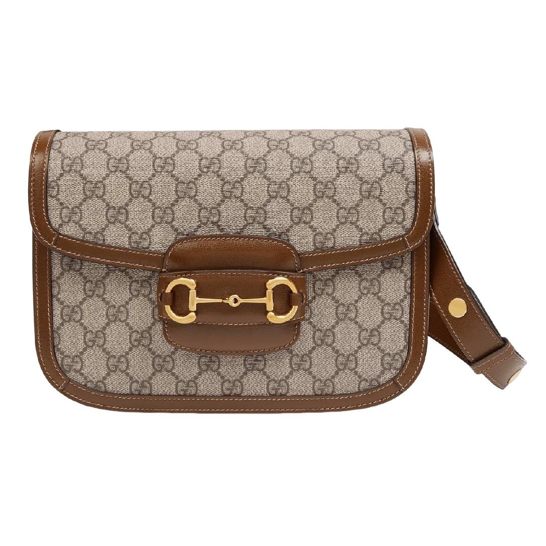 Gucci Gucci Horsebit 1955 Monogram Shoulder Bag Size ONE SIZE - 1 Thumbnail