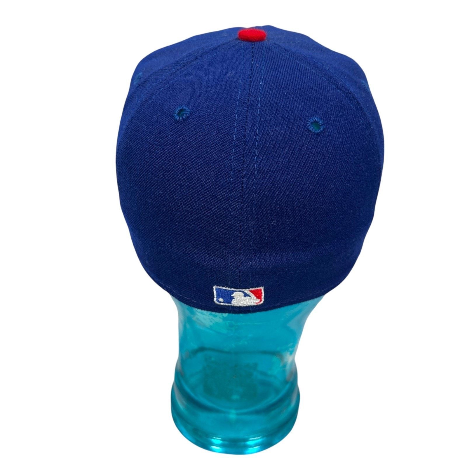 New Era Vintage Philadelphia Phillies Hat Men 6 7/8 Blue Wool 90s Size ONE SIZE - 4 Thumbnail