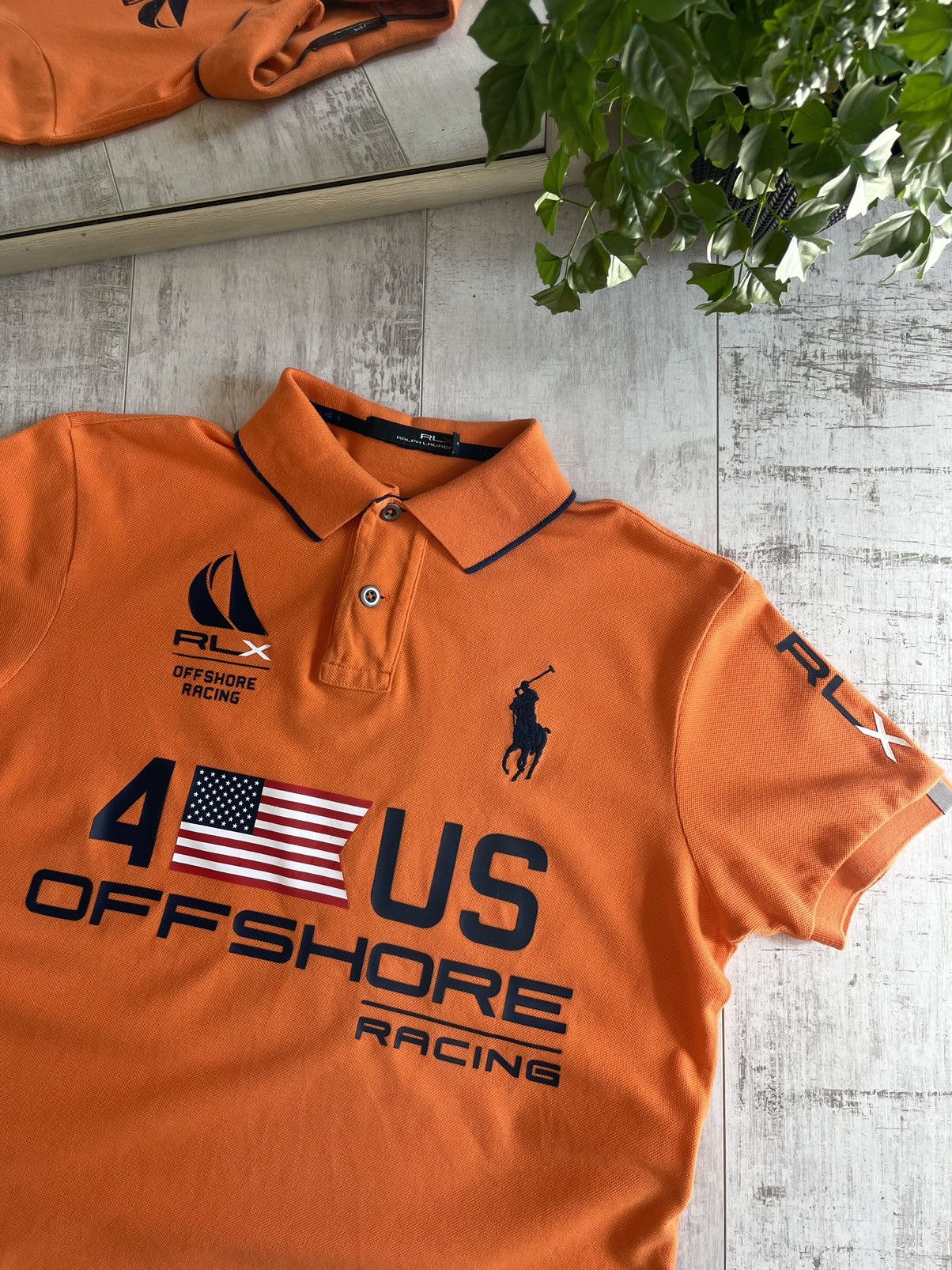 Polo Ralph Lauren × Vintage Vintage Polo Ralph Lauren RLX Polo Tee Y2K 🇺🇸USA RARE Size US M / EU 48-50 / 2 - 4 Thumbnail