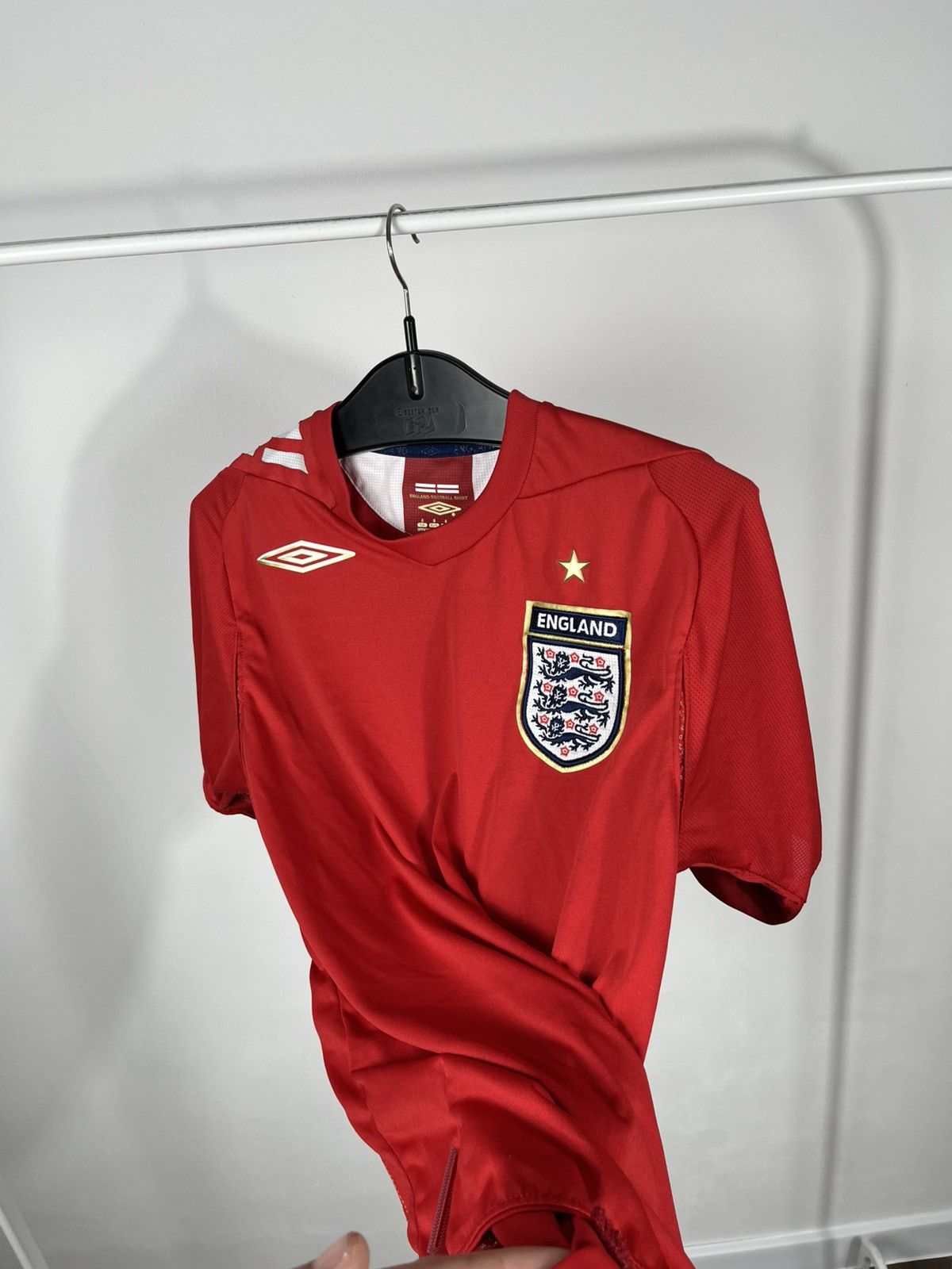Nike Vintage England Football Shirt Umbro Red National Team Size US S / EU 44-46 / 1 - 7 Thumbnail