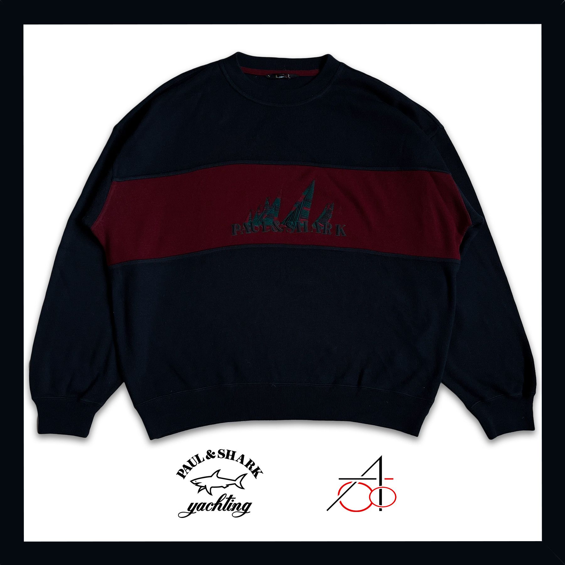 Paul & Shark Paul and Shark Vintage Woolen Sweater, Embroidery Logo Size US L / EU 52-54 / 3 - 1 Thumbnail