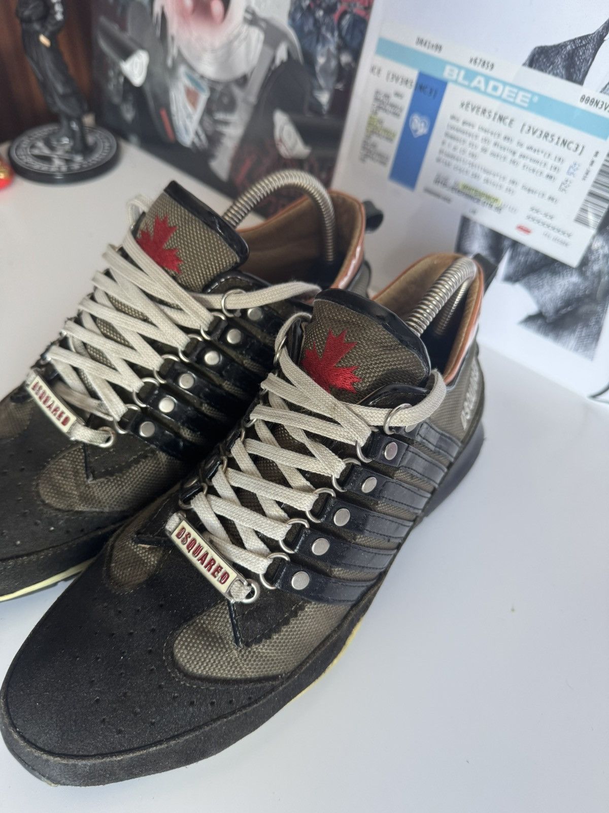 Dsquared2 Dsquared2 low top Sneakers 00s Archive Maple Leaf Size US 8 / EU 41 - 5 Thumbnail