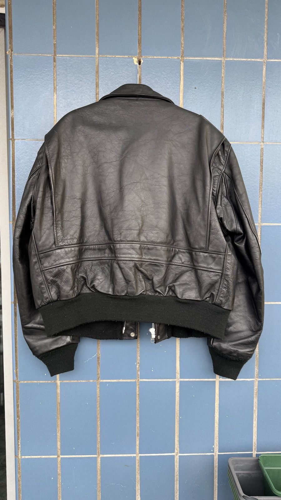 Schott Schott Leather Bomber Jacket with Removable Shearling Lining Size US M / EU 48-50 / 2 - 10 Thumbnail