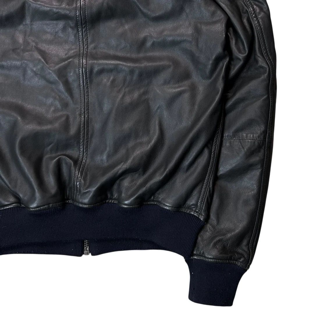 Dirk Bikkembergs Dirk Bikkembergs Hooded Sheep Leather Blouson Size US M / EU 48-50 / 2 - 8 Thumbnail