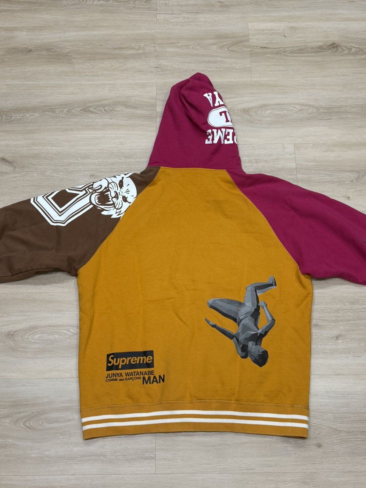 Junya Watanabe × Supreme Supreme CDG Junya Watanabe Zip Up Hoodie Size US XL / EU 56 / 4 - 11 Thumbnail