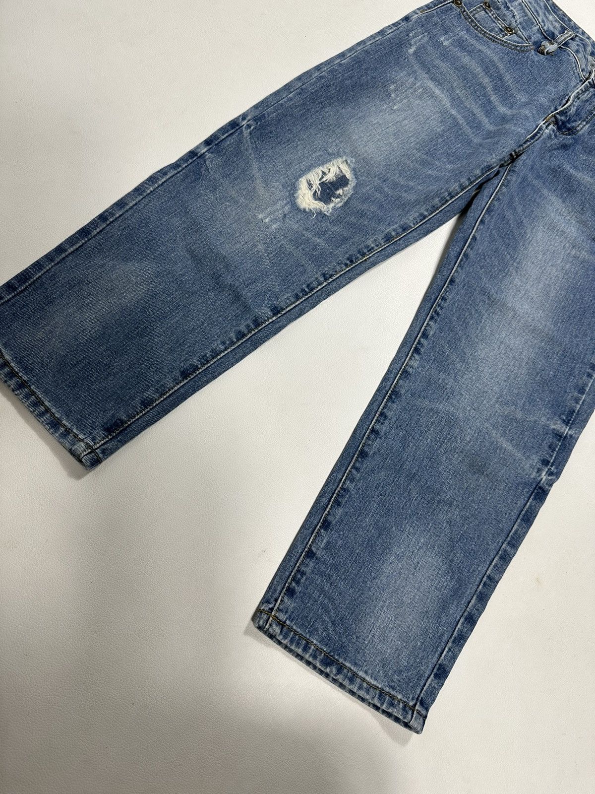 R13 R13 Distressed Jeans SS15 Boy Skinny Size 28" / US 6 / IT 42 - 3 Thumbnail