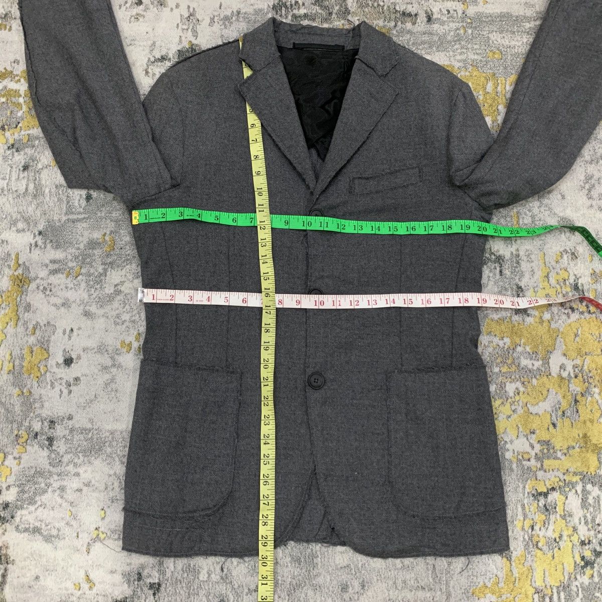 Nepenthes NEPENTHES X BARENA VENEZIA WOOL COAT BLAZER LIGHT GRAY Size US S / EU 44-46 / 1 - 6 Thumbnail