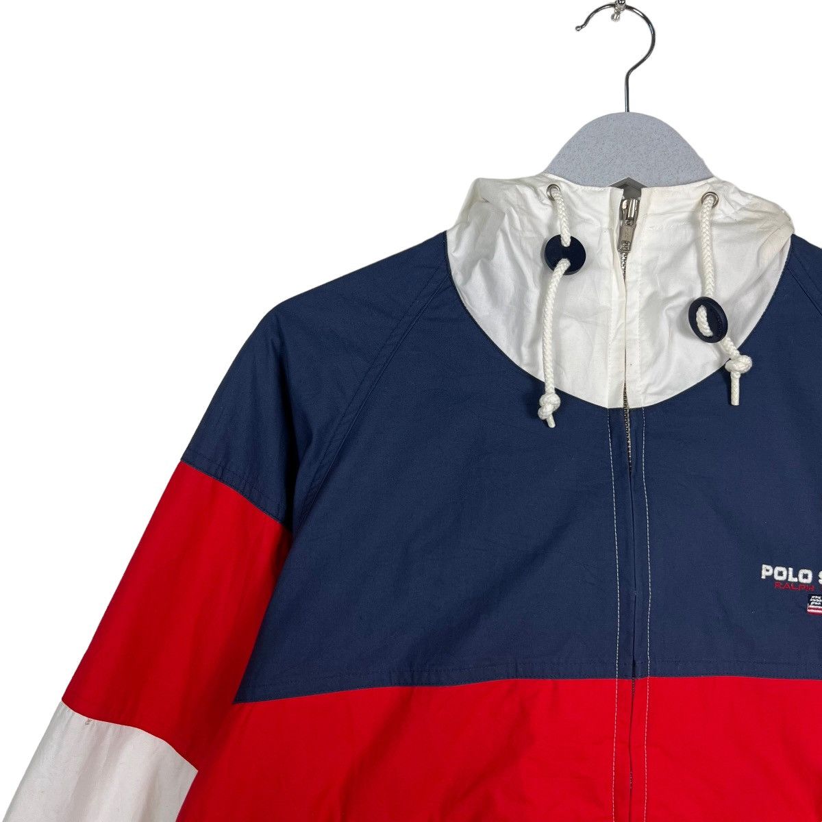 Polo Ralph Lauren 🔥 VINTAGE 90s POLO SPORT RALPH LAUREN GREEN LABEL JACKET Size US XS / EU 42 / 0 - 7 Thumbnail