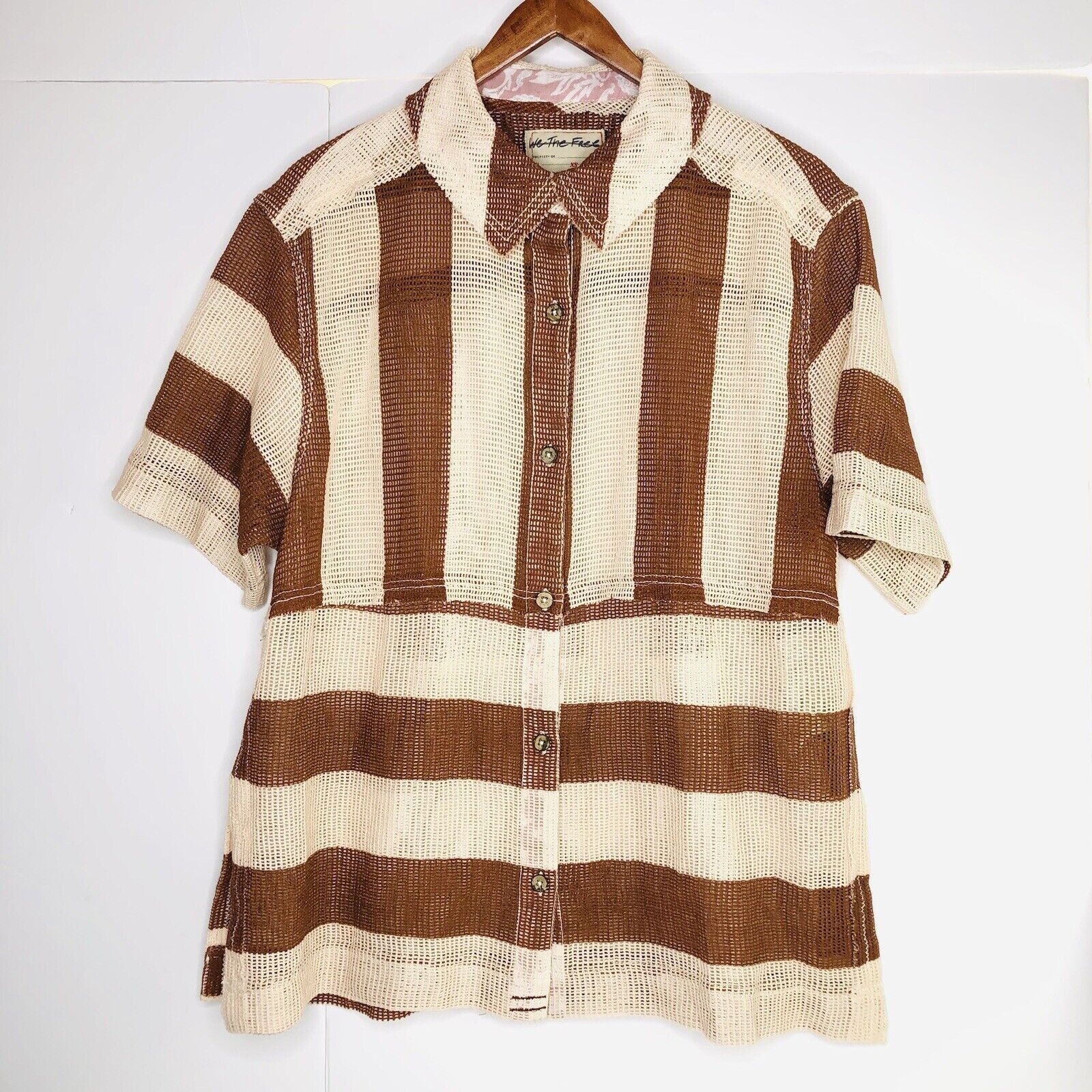 Free People Free People We The Free Del Mar Cabana Shirt XS Coverup Size US XS / EU 42 / 0 - 1 Thumbnail