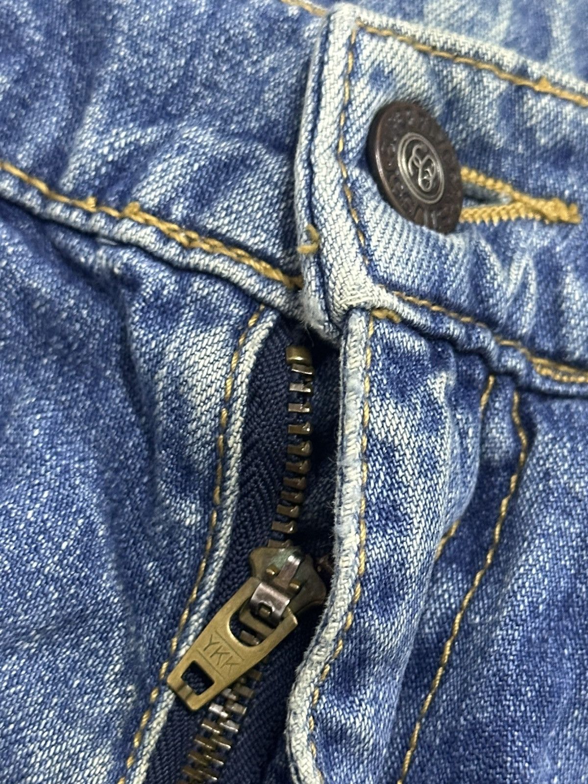 Stussy Vintage Stussy Workwear Denim Distressed Mud Wash Pant Size US 29 - 10 Thumbnail