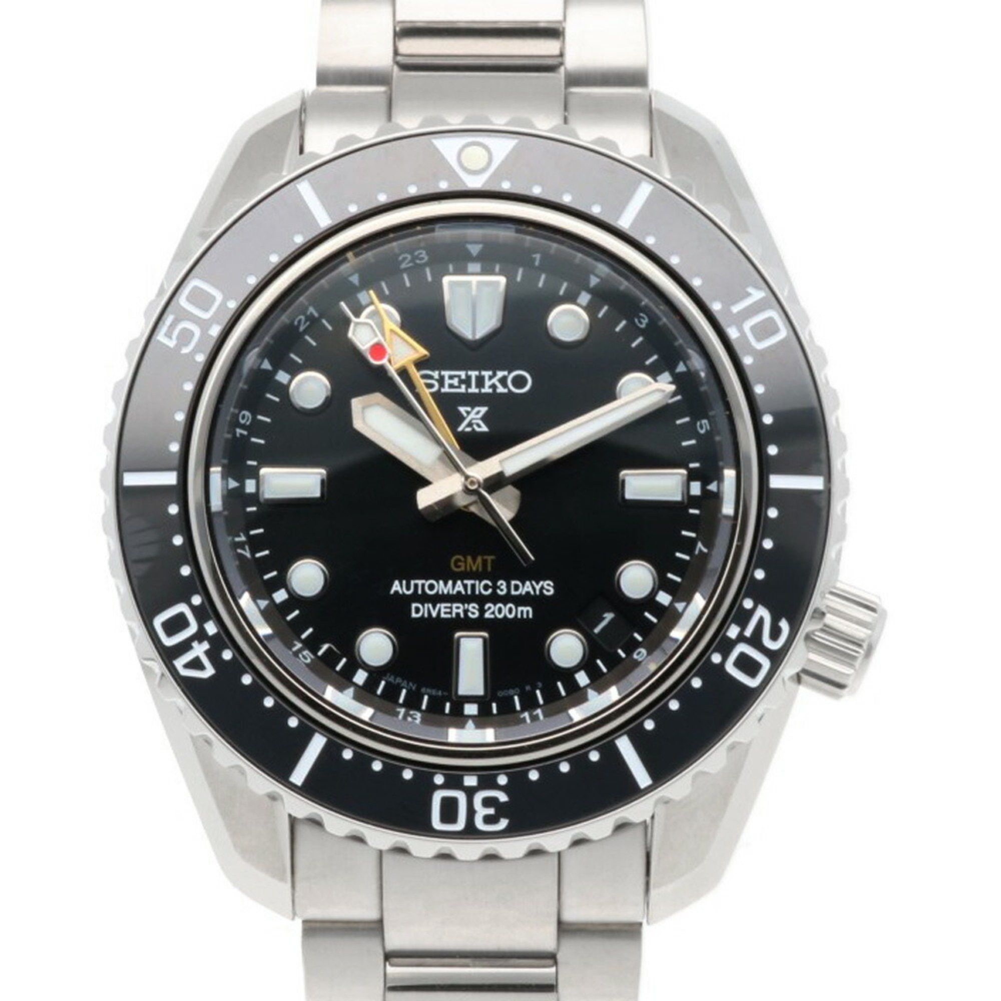 Seiko Seiko Prospex Divers GMT Watch Stainless Steel 6R54-00D0 Automatic Men's SEIKO Overhauled Size ONE SIZE - 1 Thumbnail
