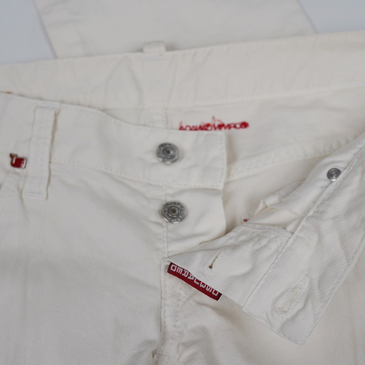 Dsquared2 Dsquared white Jeans Denim Pants Size 33" - 19 Thumbnail