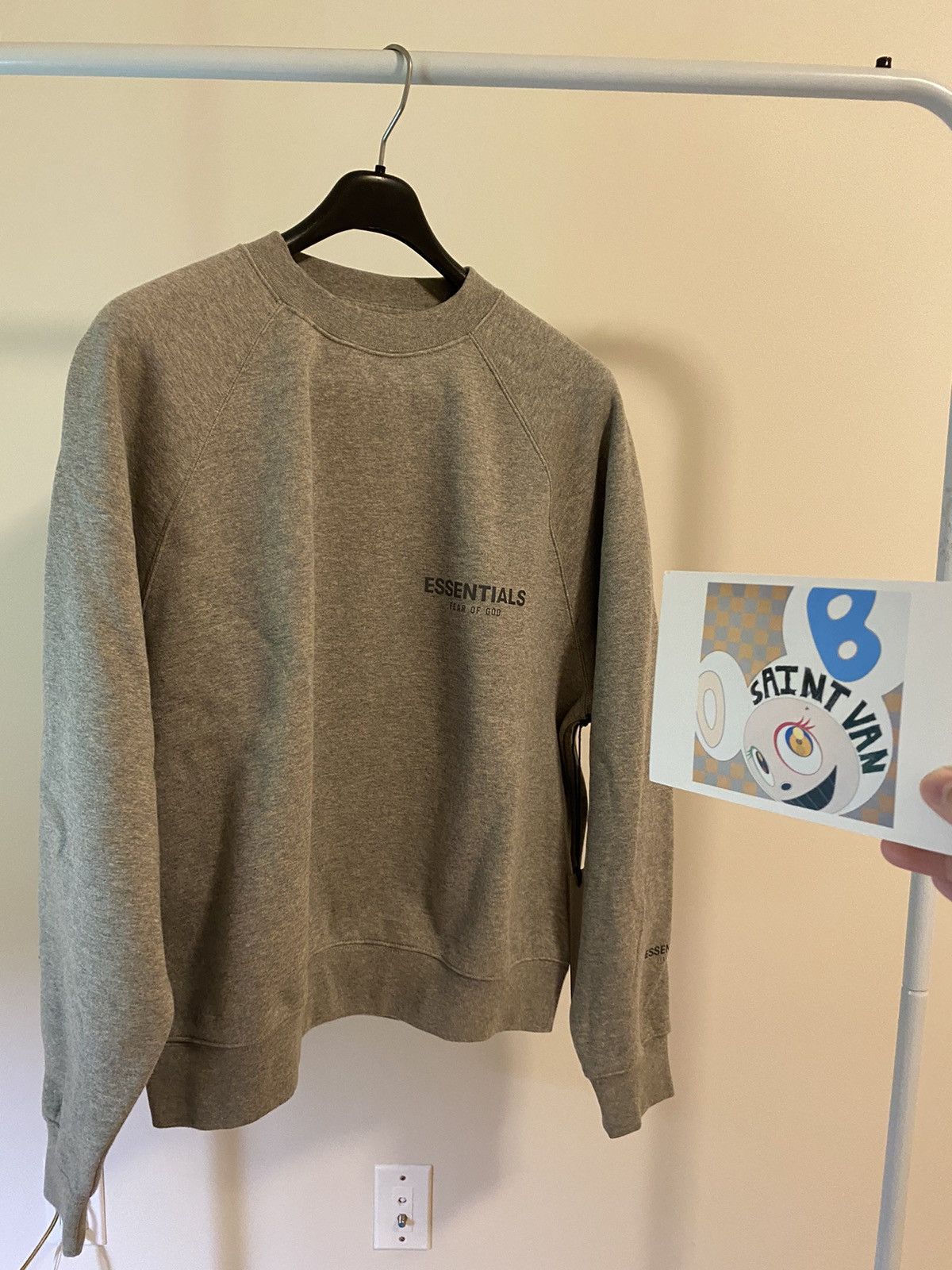 Essentials Core Collection FW21 Dark Oatmeal Adults Crewneck