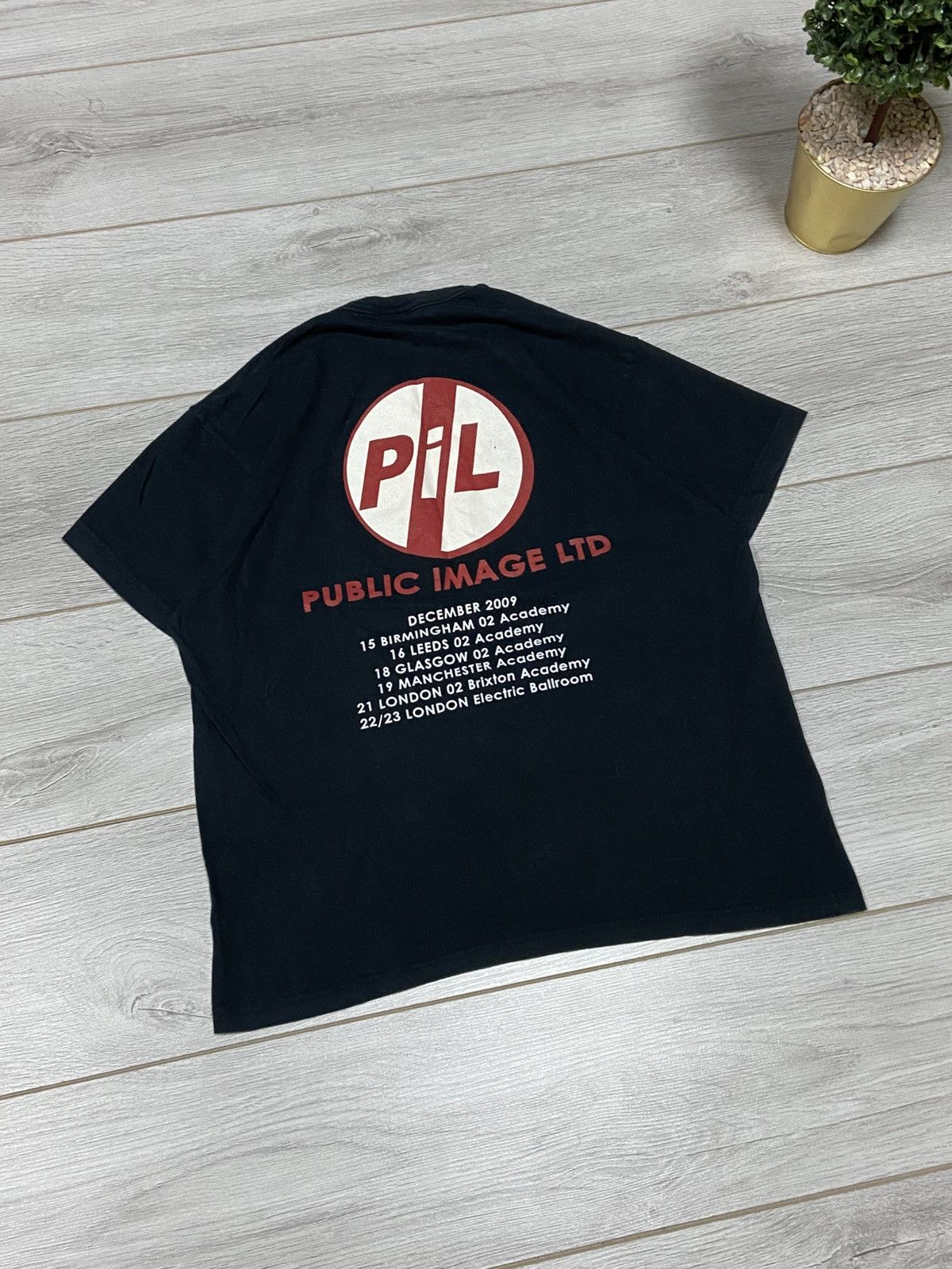 Vintage Public image johnny rotten t shirt 'pil' Size US M / EU 48-50 / 2 - 8 Thumbnail
