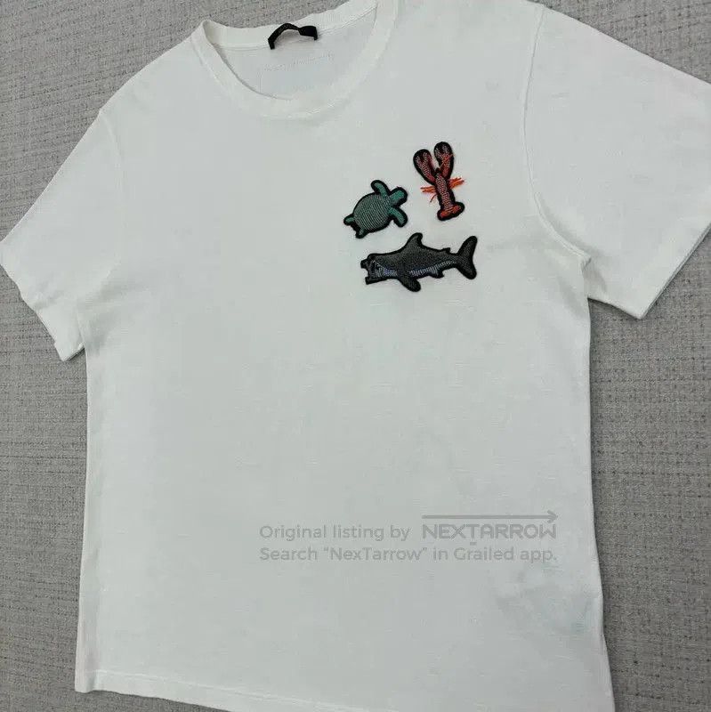 Louis Vuitton Louis Vuitton Summer White Cotton T-Shirt . Size US XXL / EU 58 / 5 - 3 Thumbnail