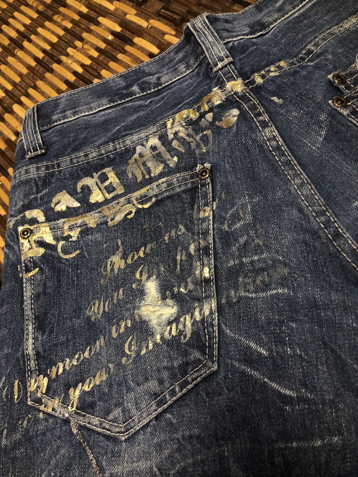 Hysteric Glamour × Japanese Brand Japanese Brand International World Jeans Size US 30 / EU 46 - 19 Thumbnail