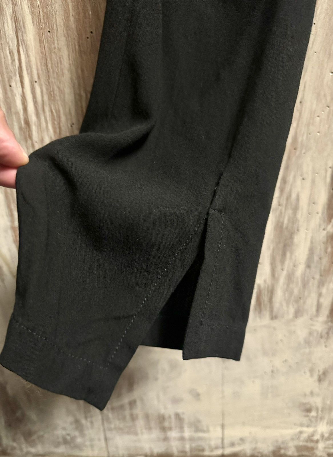 Ann Demeulemeester ann demeulemeester asymmetrical black wool pants 36 fr Size 26" / US 2 / IT 38 - 8 Thumbnail