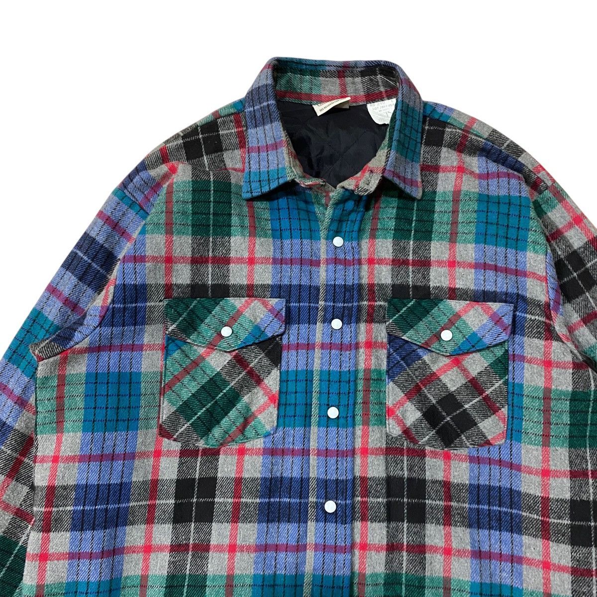 FiveBrother ☀️Vintage FiveBrother wool tartan snap button jacket Size US L / EU 52-54 / 3 - 5 Thumbnail