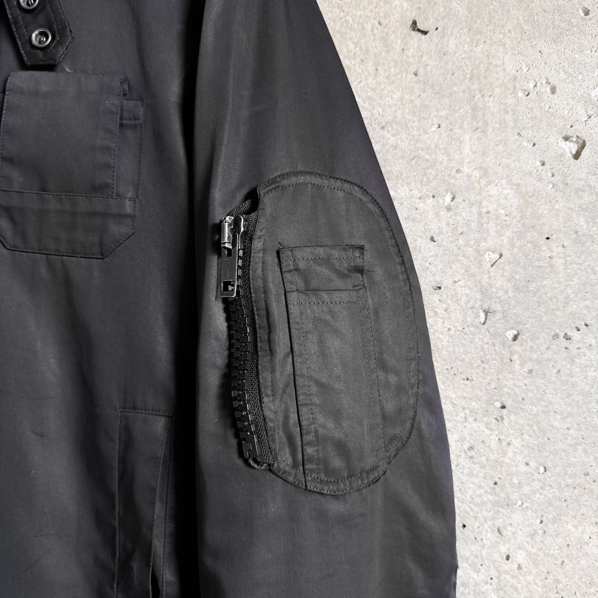 Dior × Hedi Slimane Dior By Hedi Slimane SS05 Waxed Utility Officer Jacket Sz 52 Size US L / EU 52-54 / 3 - 7 Thumbnail