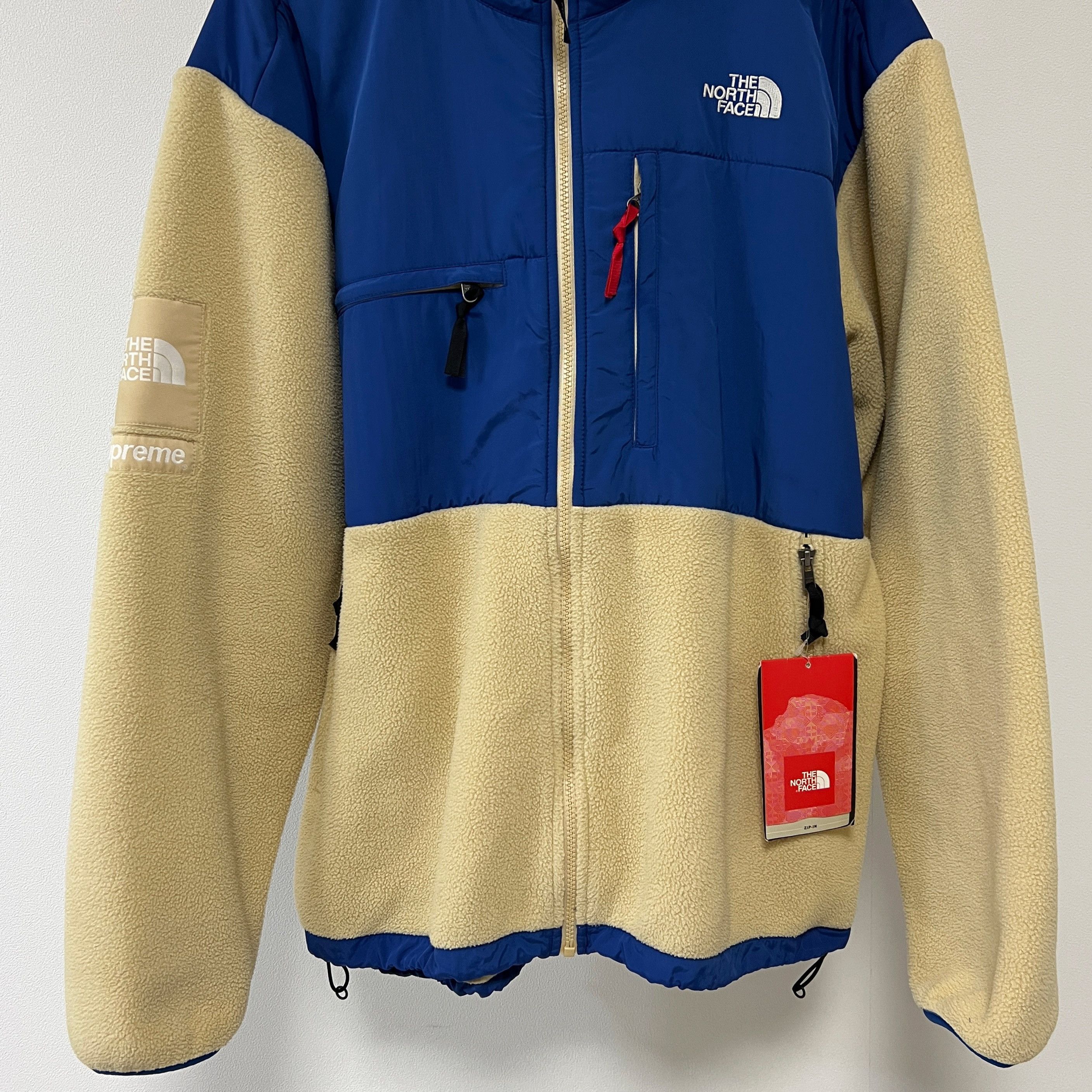 Supreme × The North Face Supreme The North Face SS08 Denali Fleece Blue Cream Size US XL / EU 56 / 4 - 4 Thumbnail