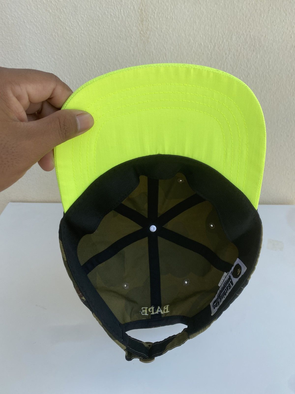 Bape Rare Bape 1st Camo Panel Green Cap/Hat Size ONE SIZE - 11 Thumbnail