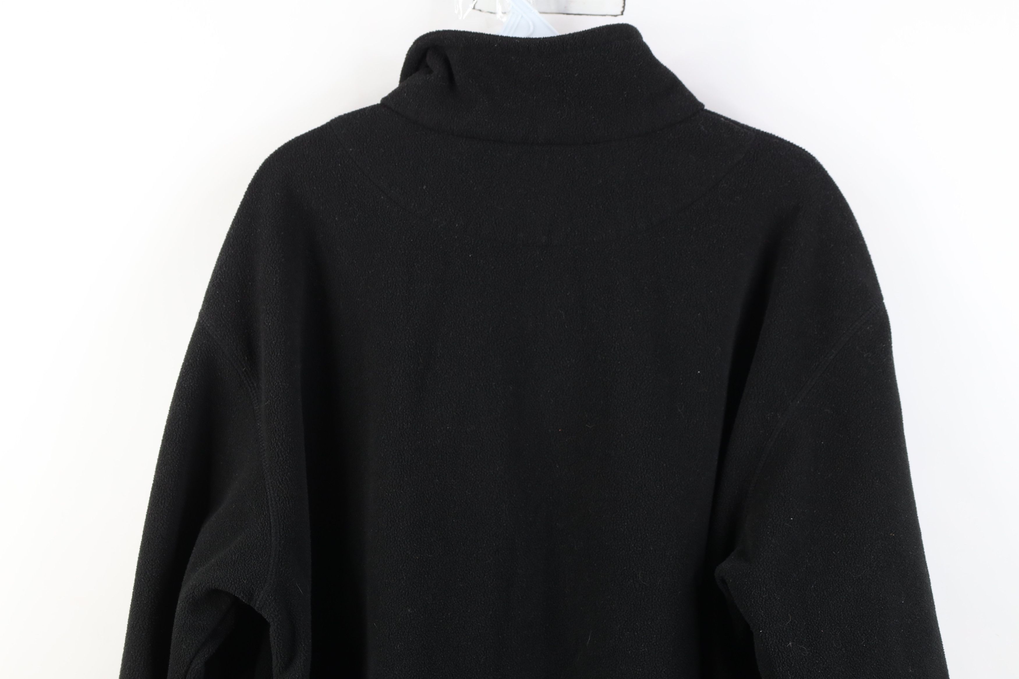 Champion Vintage 90s Champion Half Zip Fleece Pullover Sweater Black Size US L / EU 52-54 / 3 - 15 Thumbnail