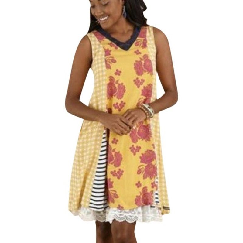 Ensemble Jupe Et T-shirt Matilda Jane - Taille 4 - Motifs Fleurs Et Hiboux - Occasion Très Bon état