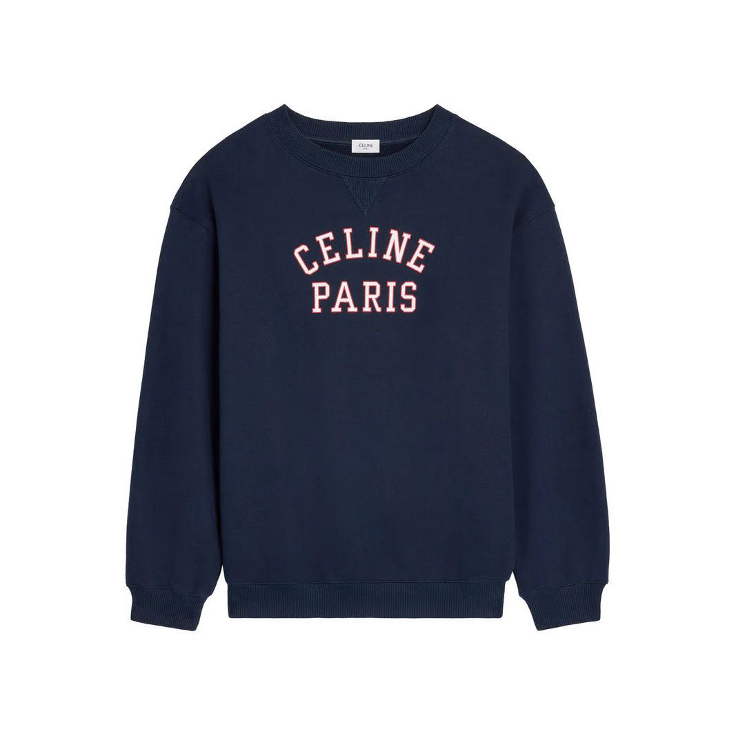 Celine CELINE $1050 Navy/Red/White Sweater New & Authentic (Men's s Size US XL / EU 56 / 4 - 1 Preview