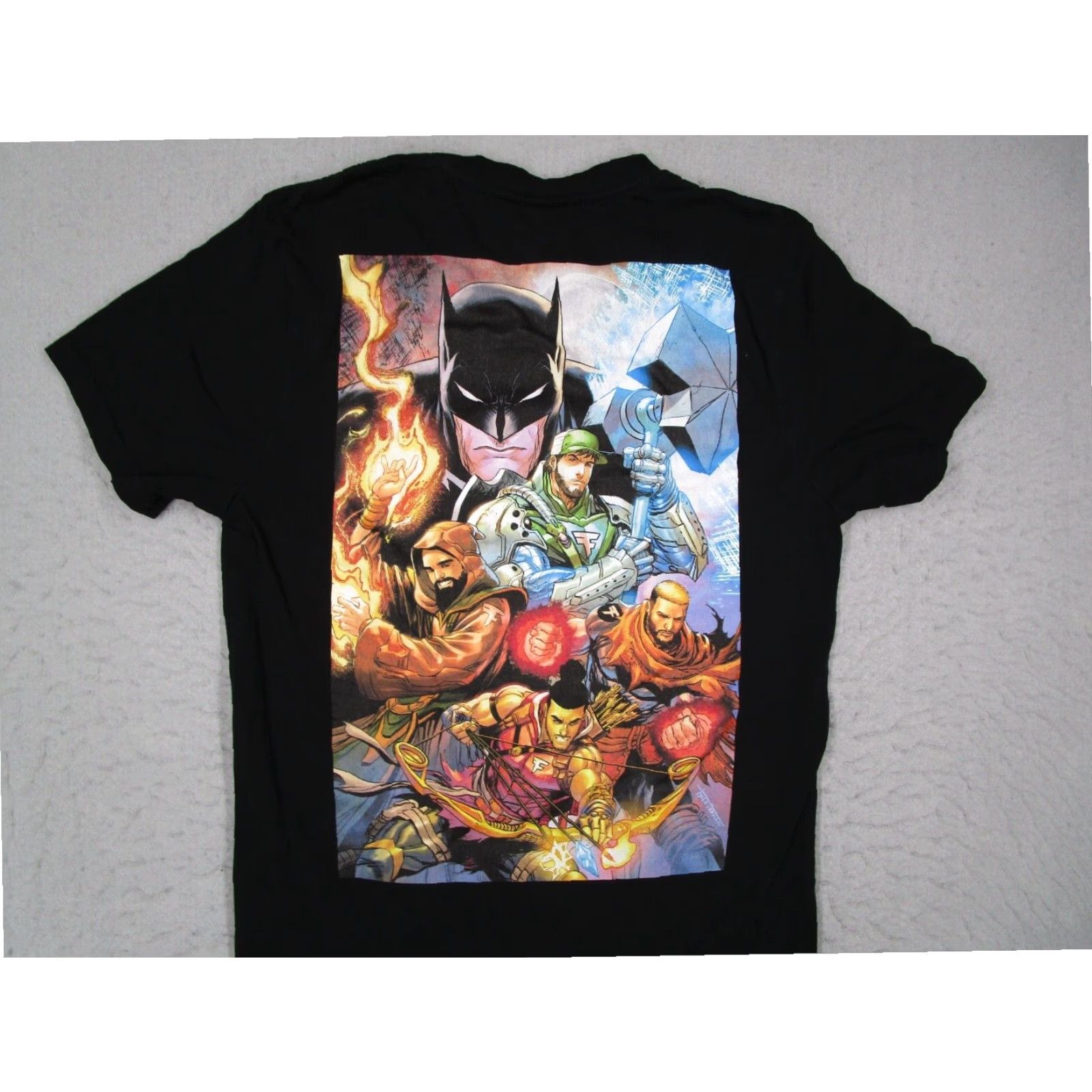 Vintage Faze Clan Batman Tyler Kirkham Graphic T-Shirt Mens Small Black Size US S / EU 44-46 / 1 - 3 Thumbnail