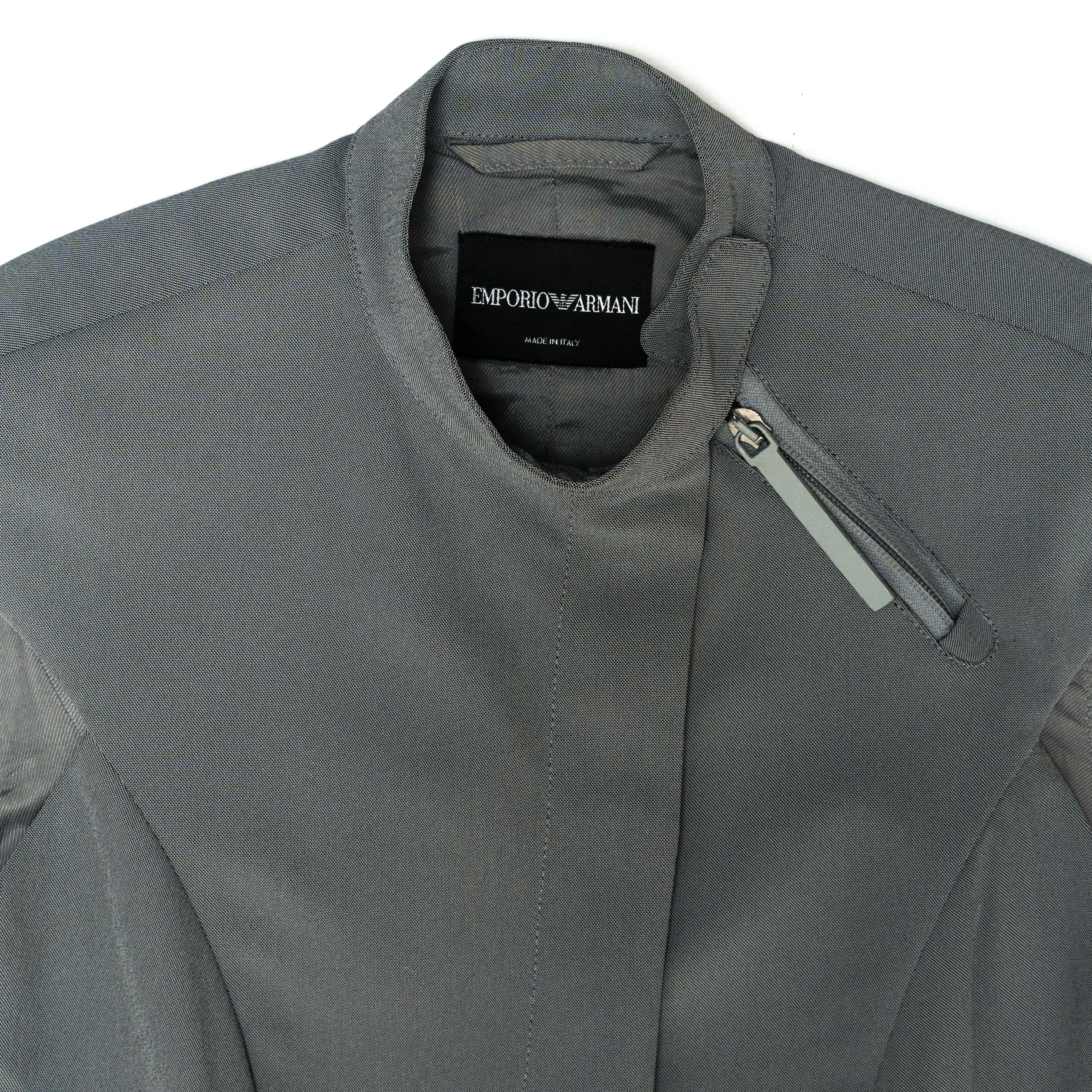 Emporio Armani Emporio Armani Diagonal Zip Vest Size XS / US 0-2 / IT 36-38 - 3 Thumbnail