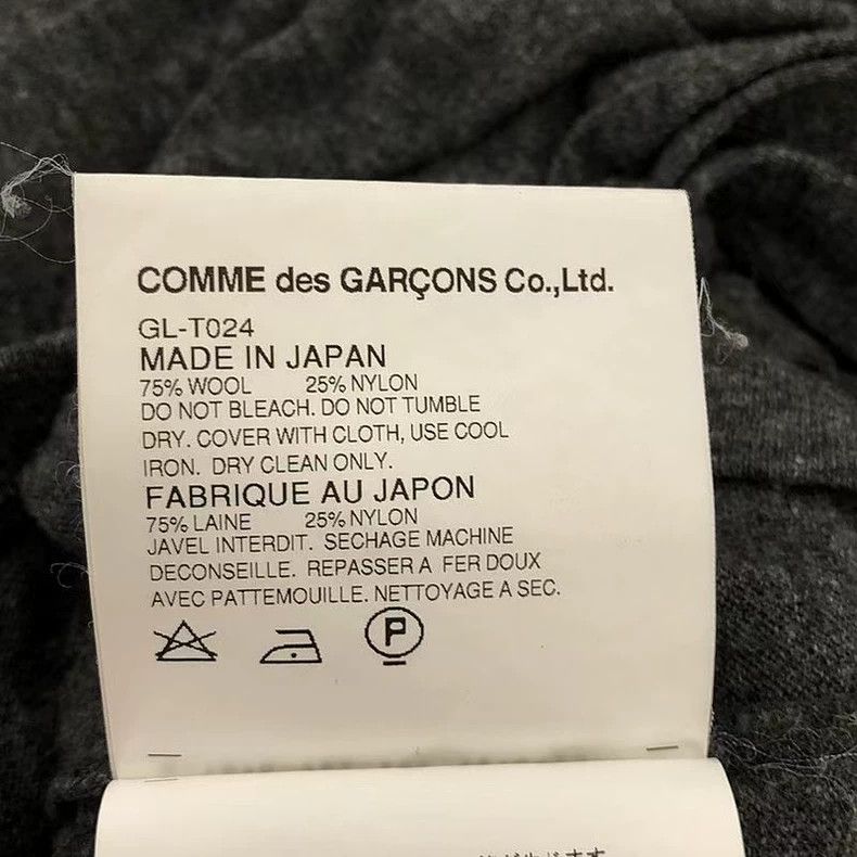 Comme des Garcons Comme Des Garcons Long Sleeve Sweater with Grey Rose Stand Size XS / US 0-2 / IT 36-38 - 7 Thumbnail