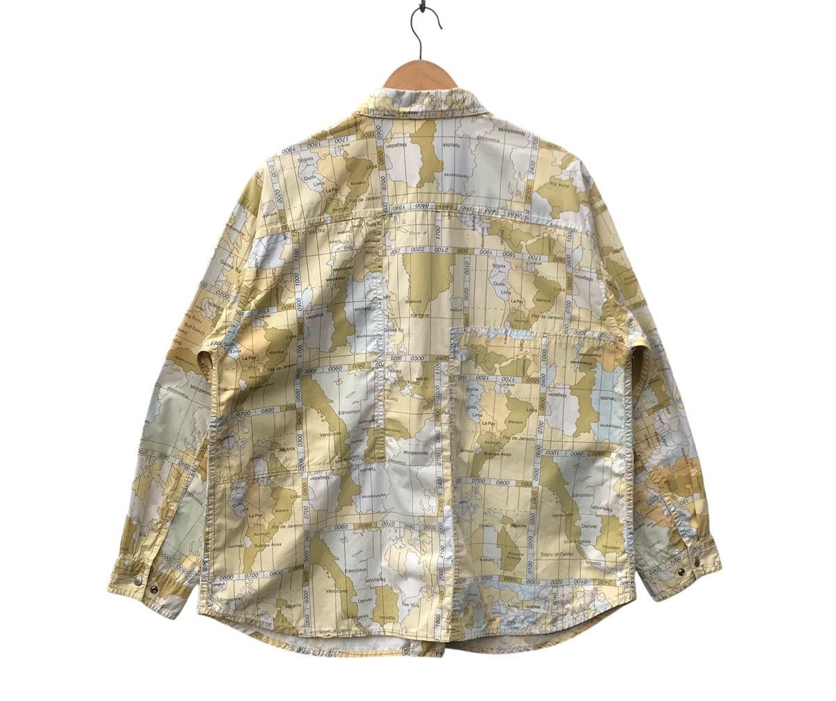 Hai Sporting Gear Rare Hai Sporting Gear World Map Overprinted Button Shirt Size US XL / EU 56 / 4 - 11 Thumbnail