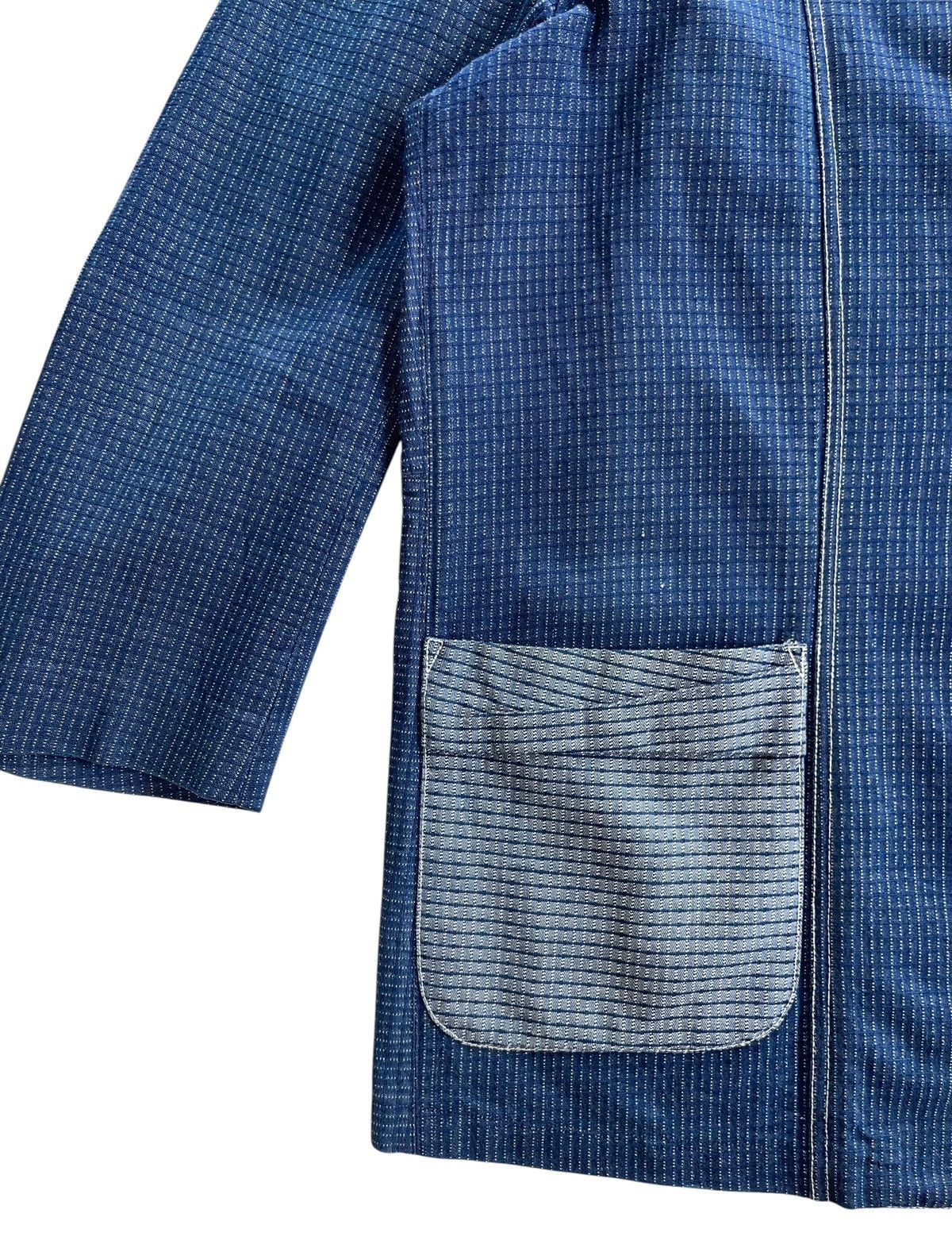 Japanese Brand MuuSan63 Japan Indigo Worker Chore Jacket Size US XL / EU 56 / 4 - 6 Thumbnail