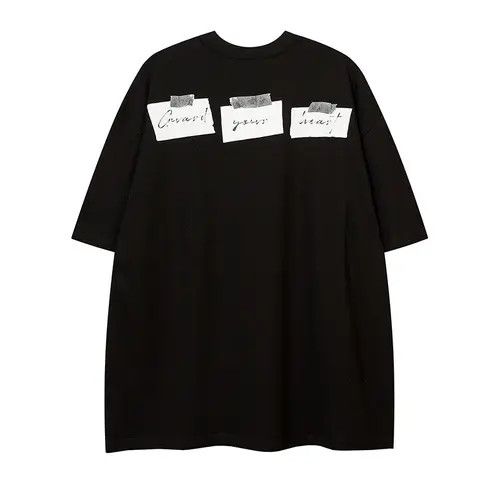 Other Fashion cross anime girl print men's loose t-shirt Size US L / EU 52-54 / 3 - 6 Thumbnail