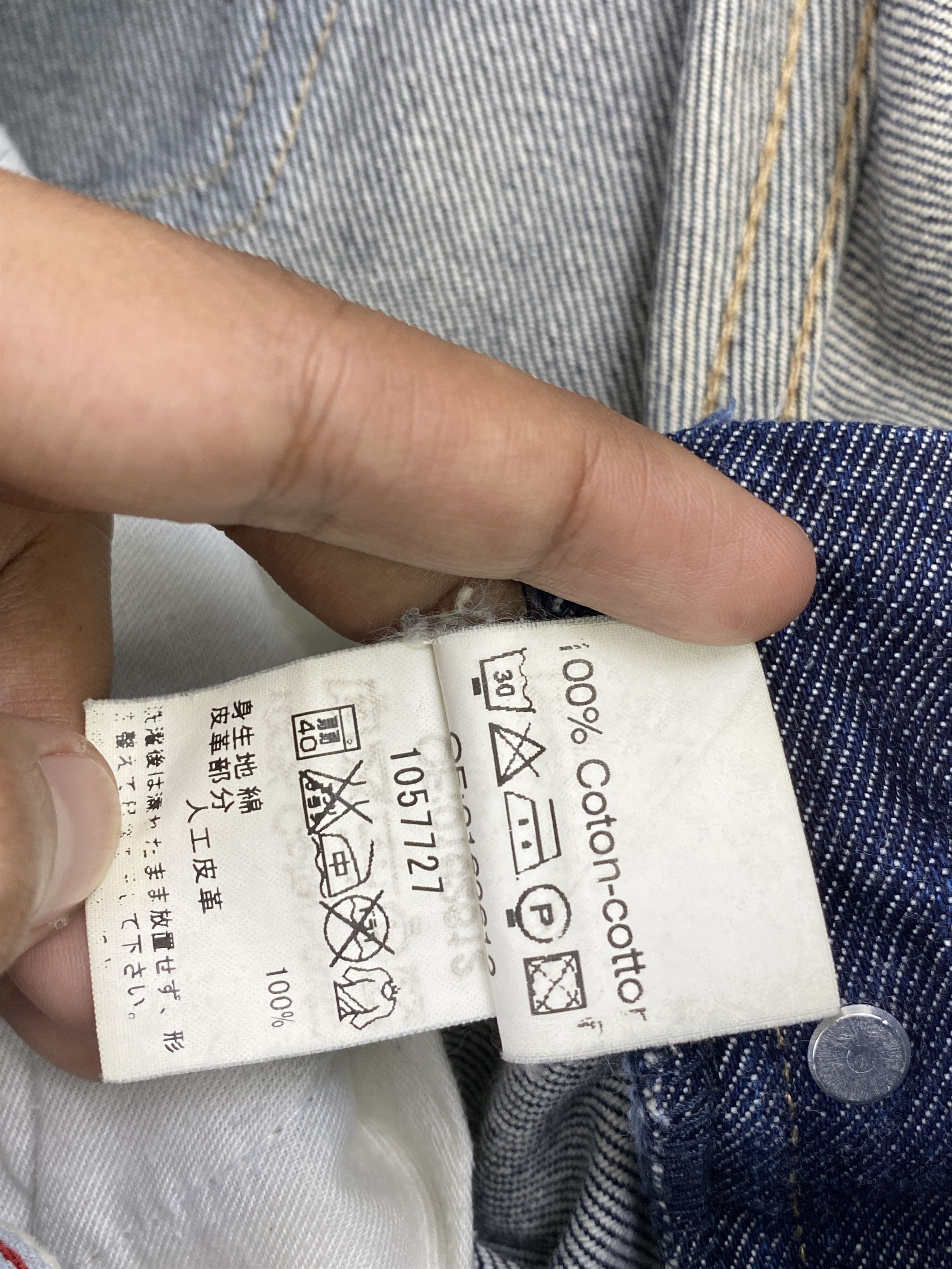 Designer × Vintage × agnes b. Vintage Agnes B Designer Denim Jeans Size US 31 - 7 Thumbnail