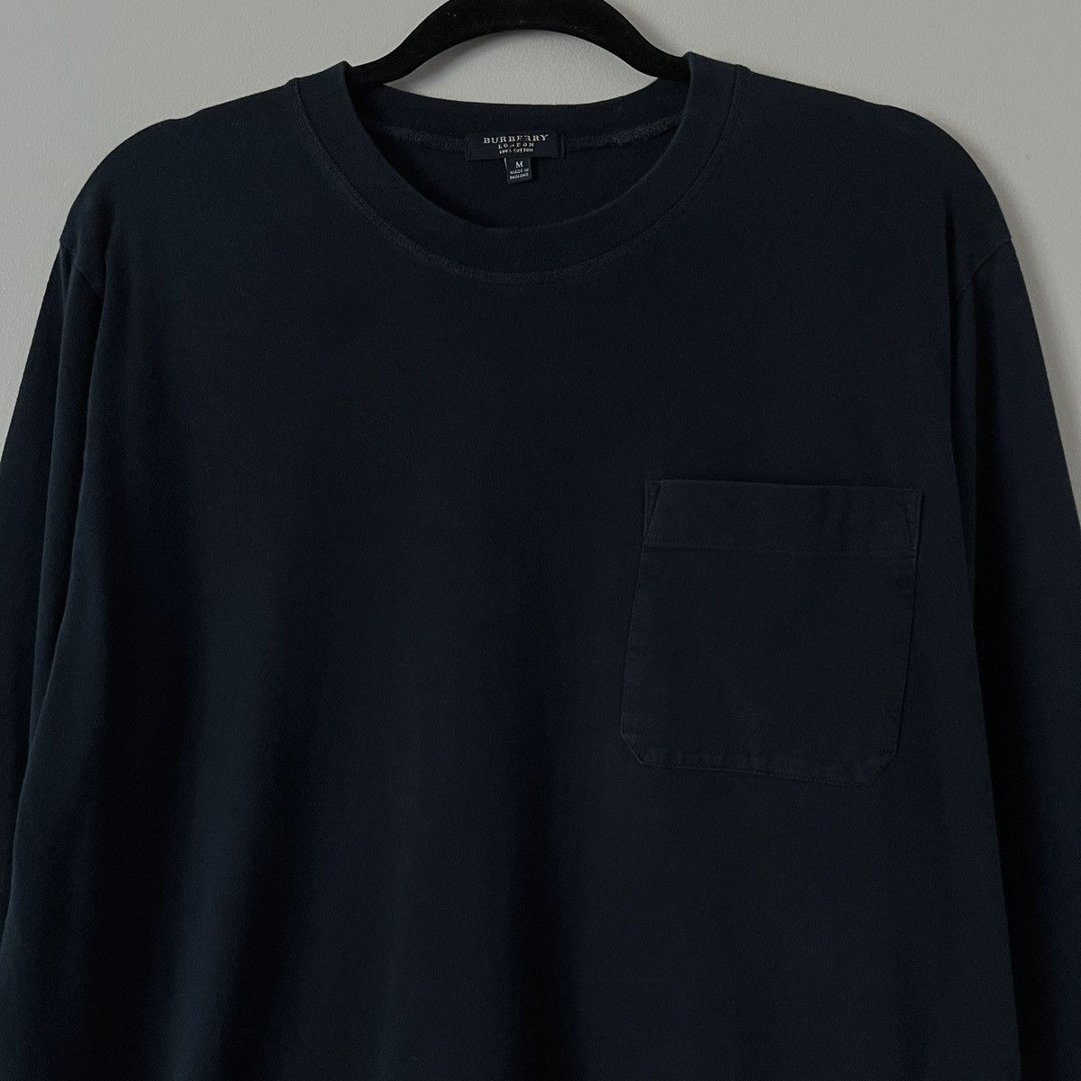 Burberry Burberry Nova Check Long Sleeve Tshirt Men's M Size US M / EU 48-50 / 2 - 9 Thumbnail