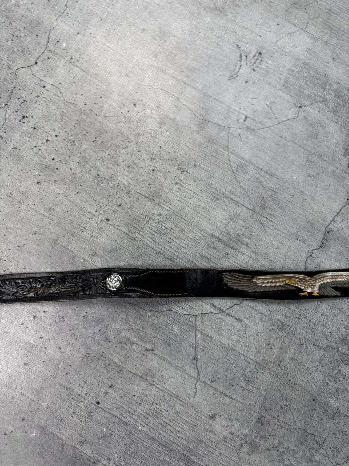 Harley Davidson Harley Davidson belt vintage distressed futuristic belt Size ONE SIZE - 5 Thumbnail