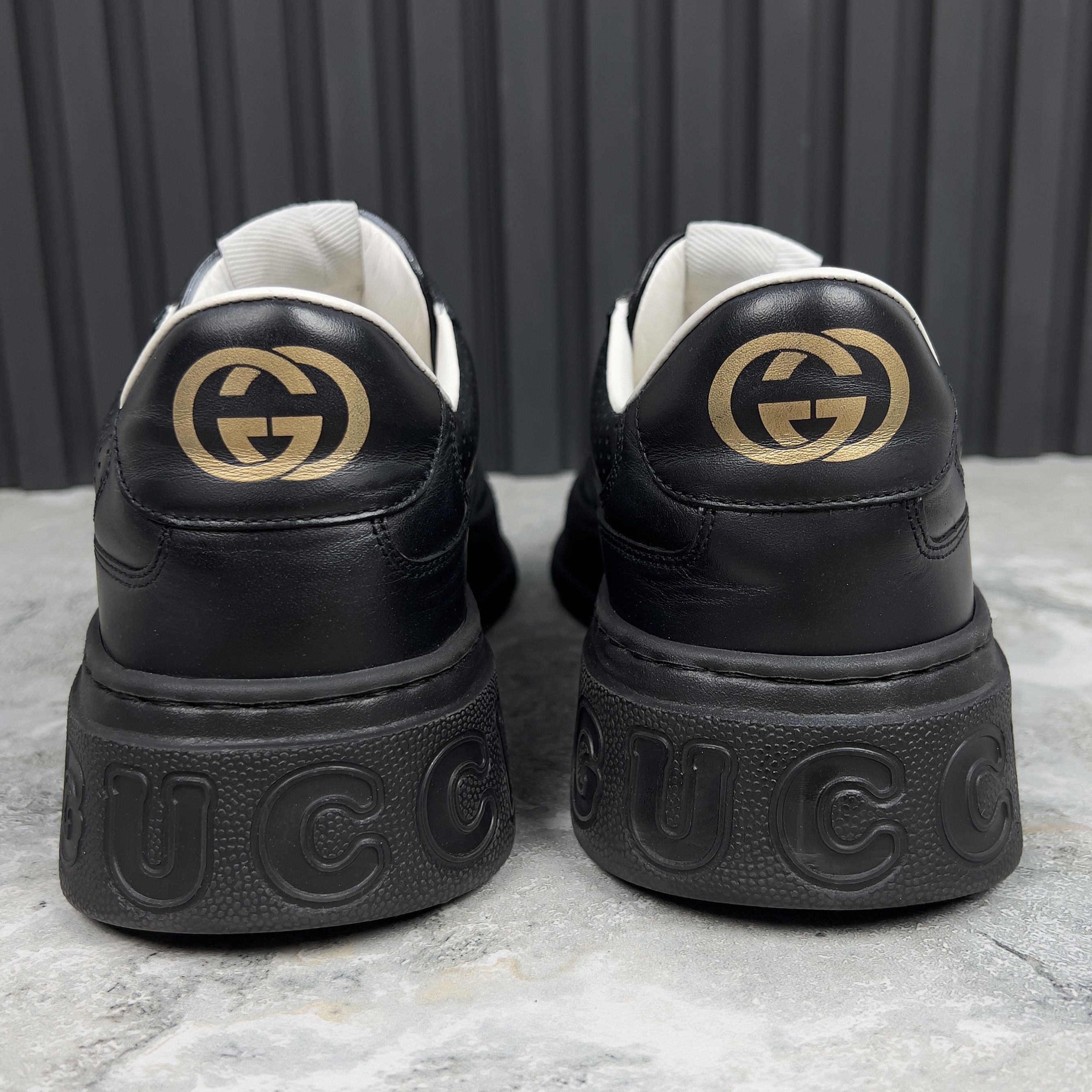 Gucci Gucci Chunky GG Embossed Logo Trainer Sneaker Leather Size US 9.5 / EU 42-43 - 10 Thumbnail