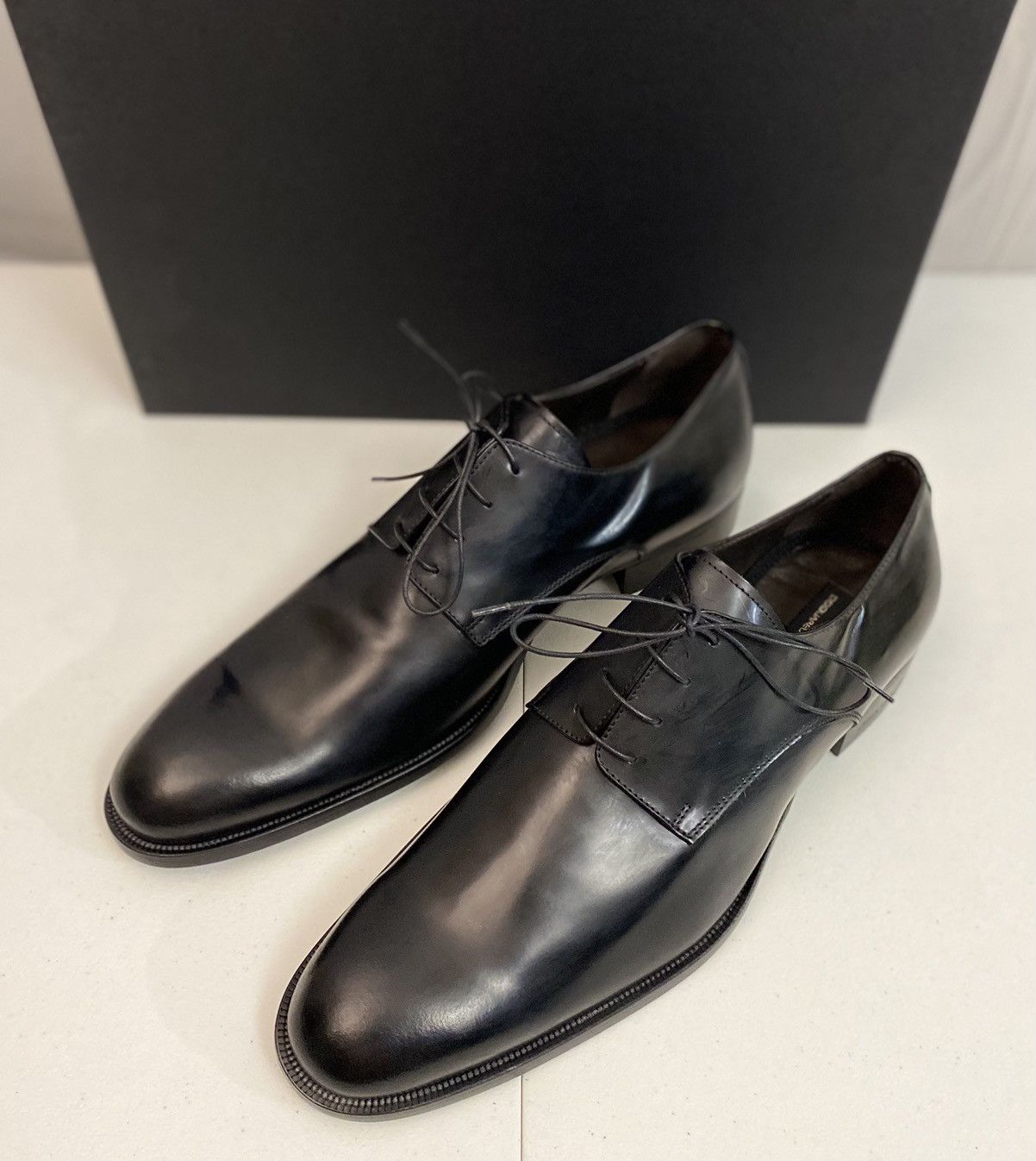 Dsquared2 Dsquared2 🇮🇹 Black Polished Leather Evening Derby 11 NEW Size US 11 / EU 44 - 17 Thumbnail