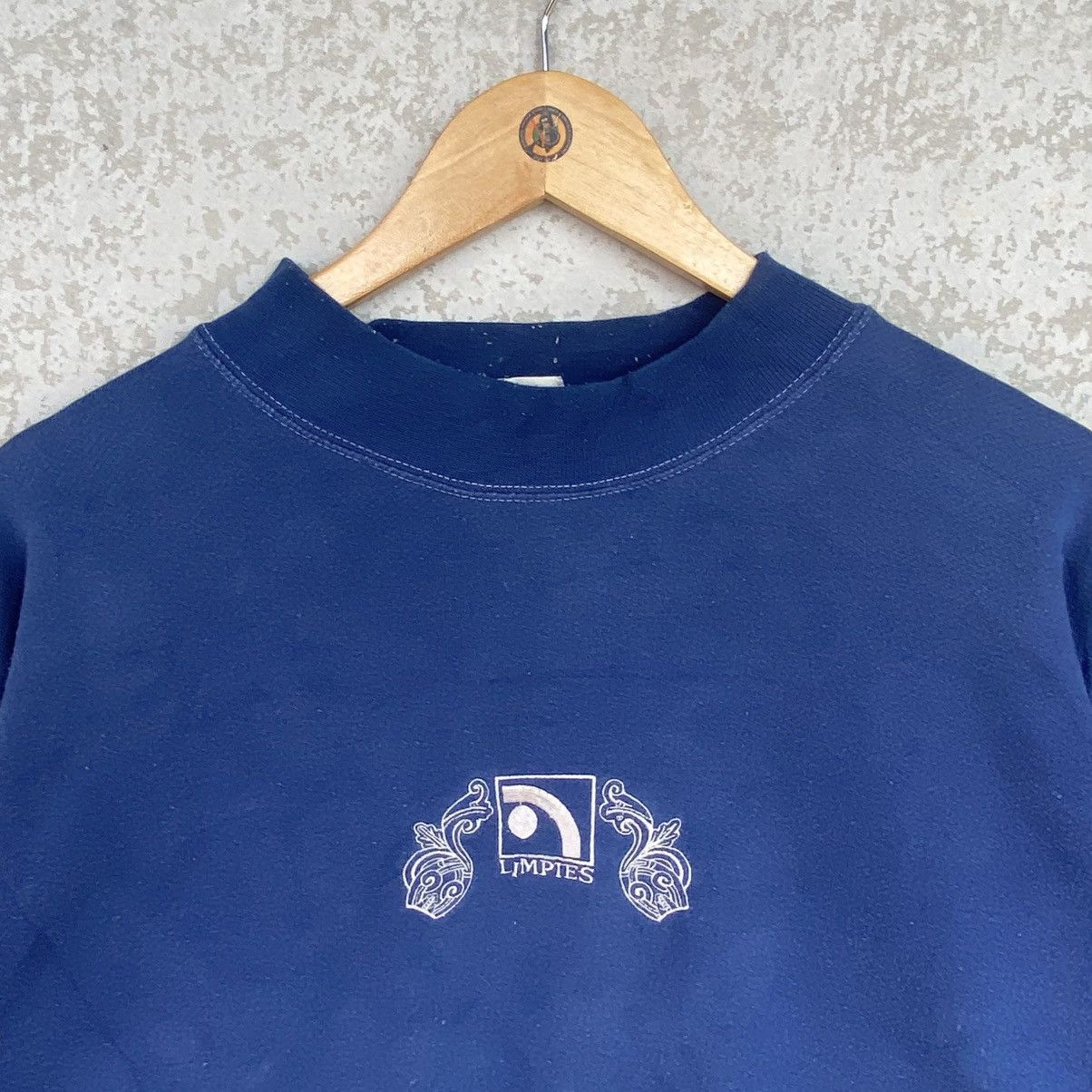 Other Vintage Limpies Embroidered Crewneck Sweatshirt Blue Size L Size L / US 10 / IT 46 - 4 Thumbnail